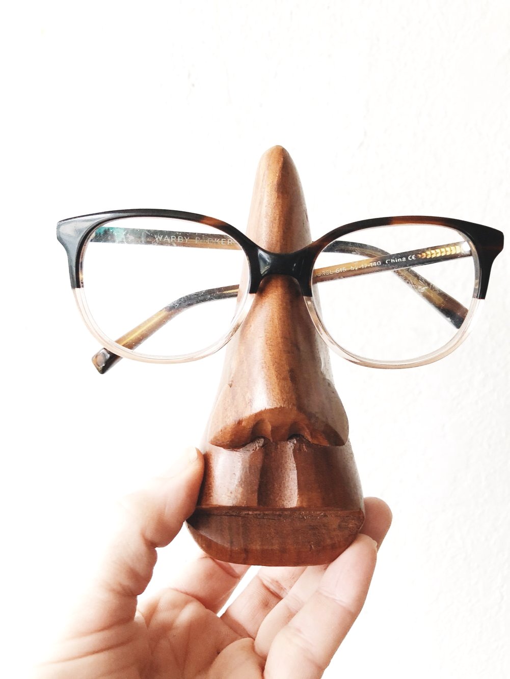 Vintage Wood Eyeglass Holder