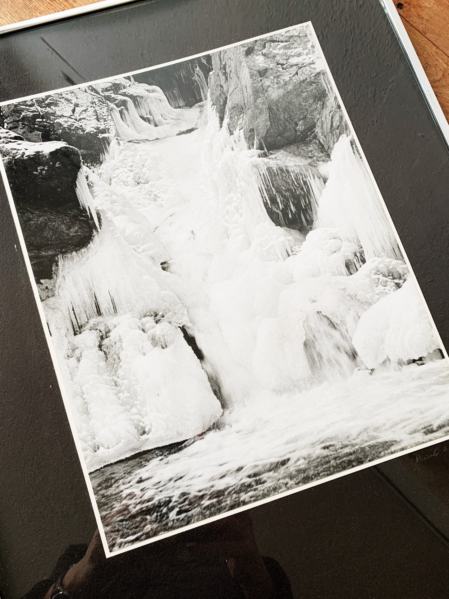 Vintage Framed Black And White Photo