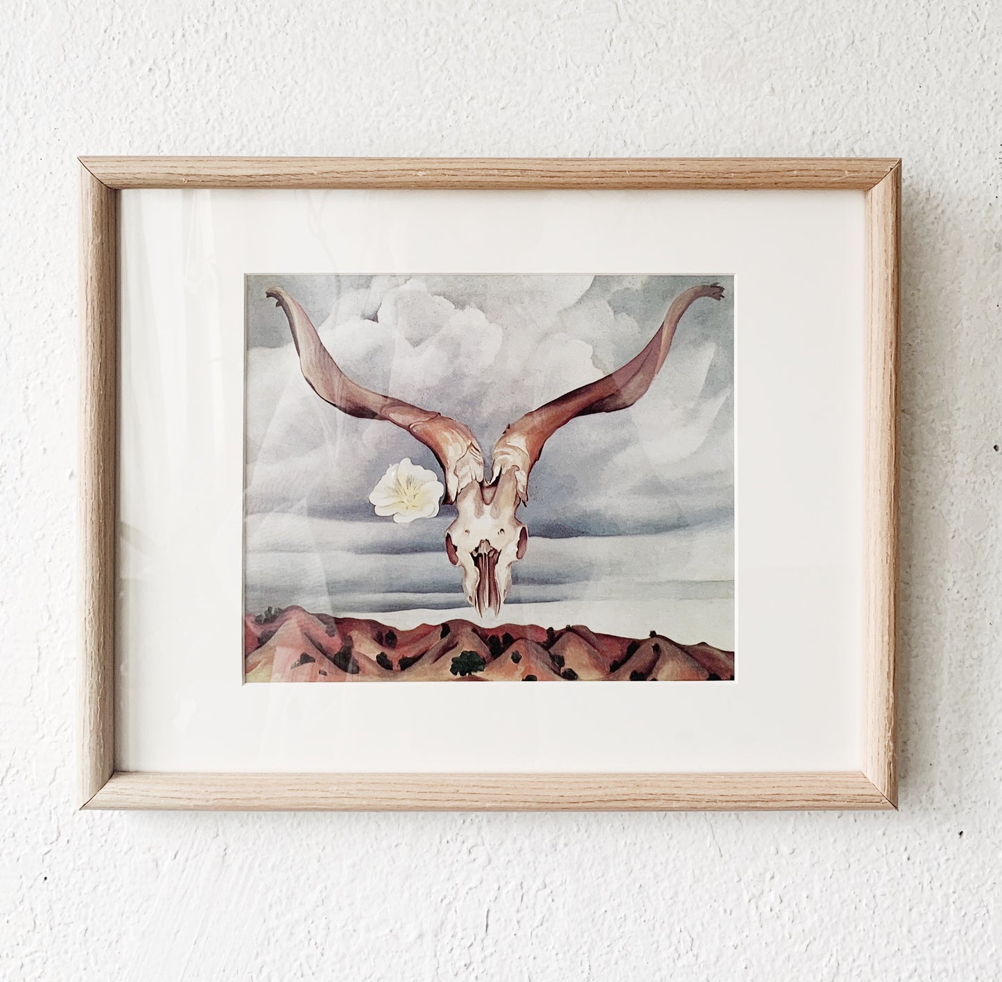 Vintage Framed Georgia O’Keeffe Print