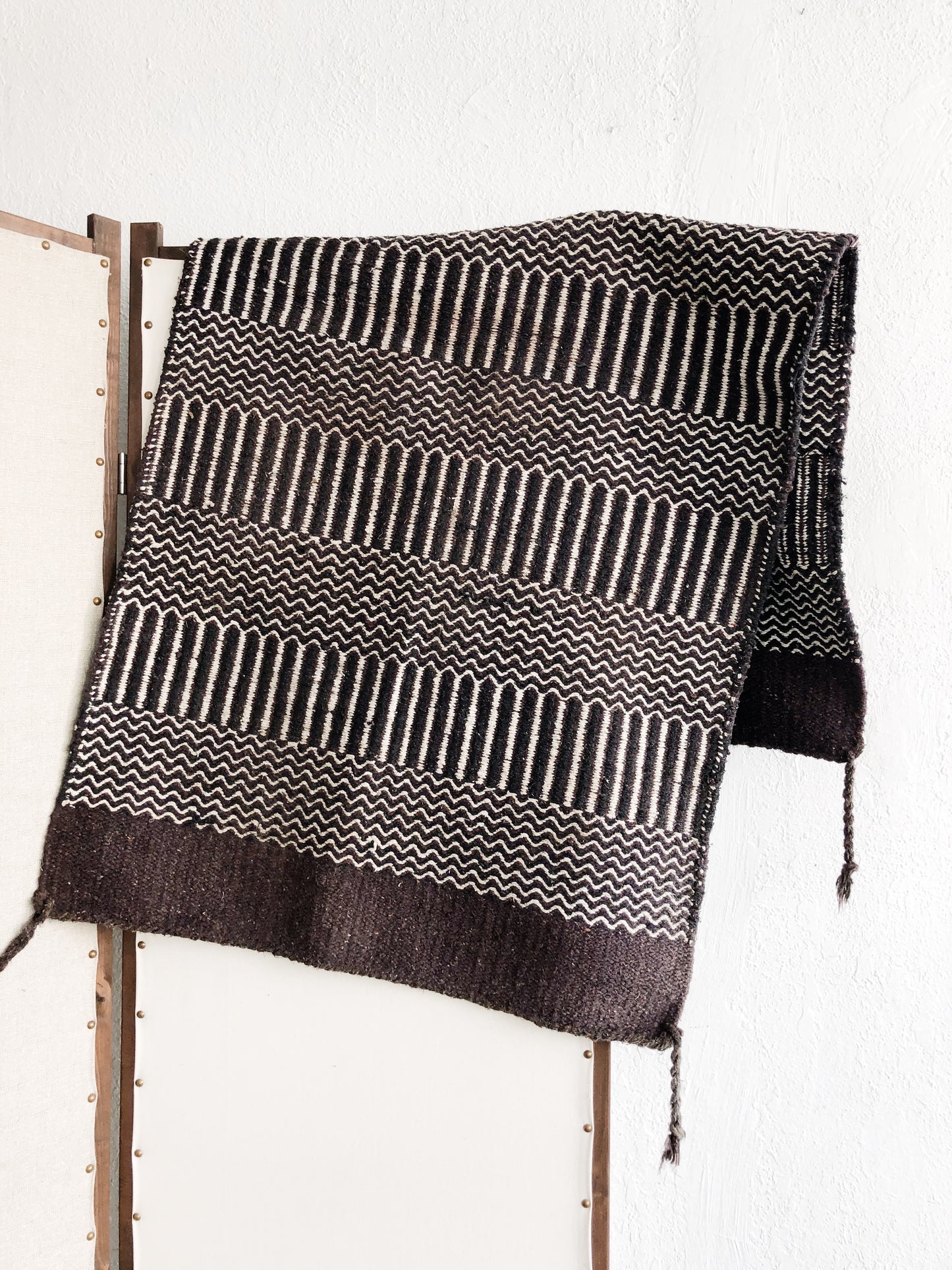 Graphic Wool Blend Rug