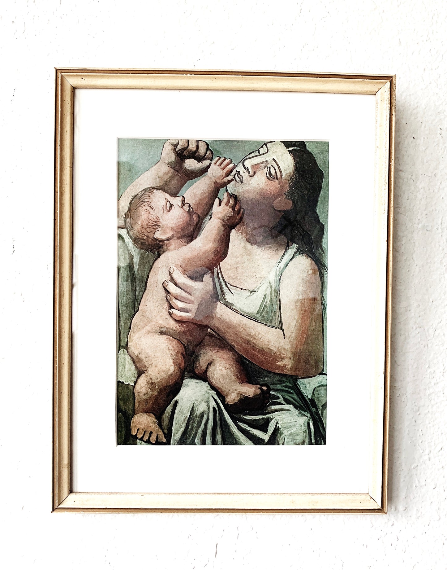 Vintage Mother and Child Picasso Print