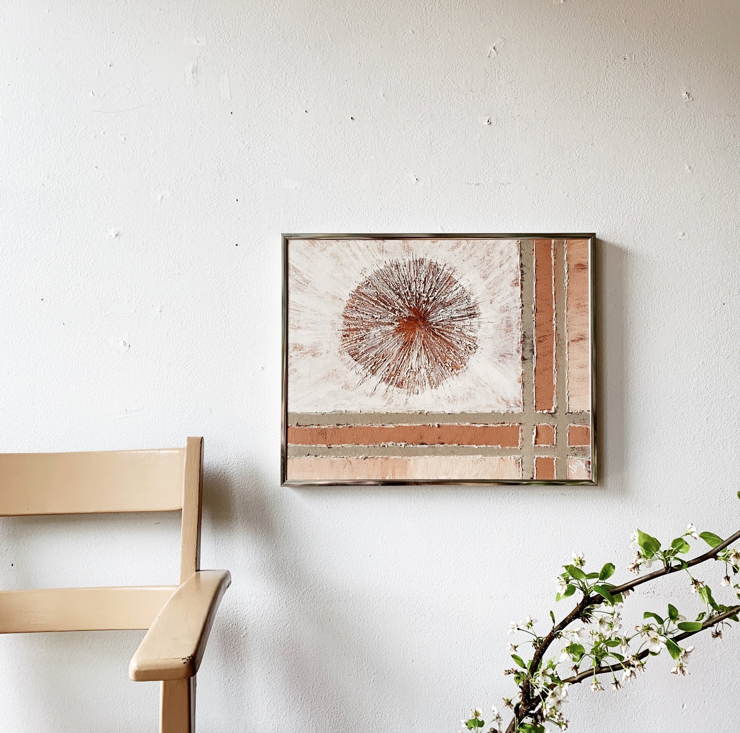 Vintage Abstract Oil Painting