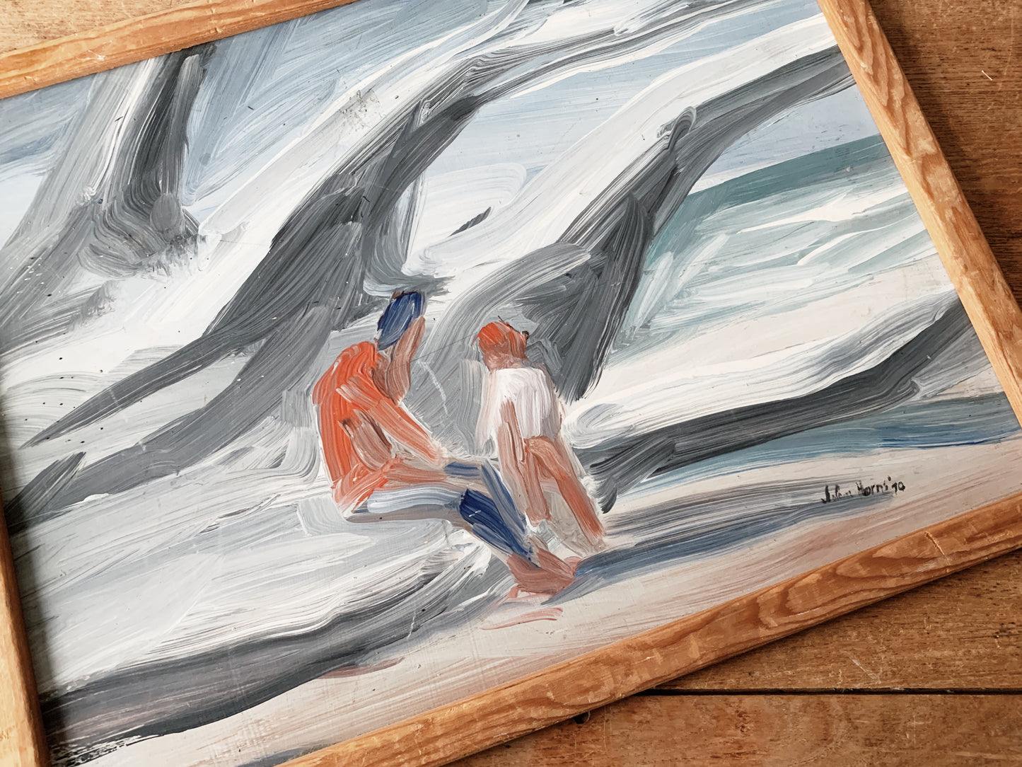 Original Framed Vintage Painting