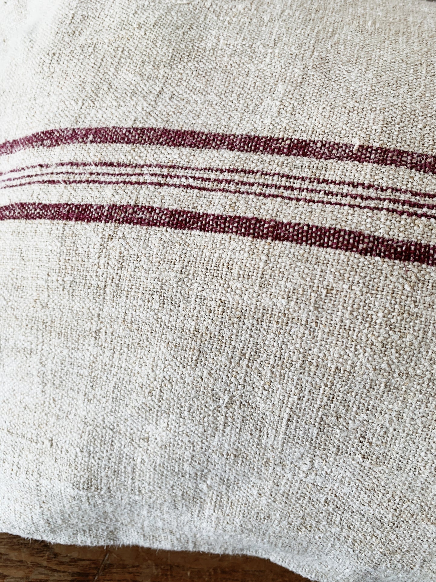 Long Hemp/Linen Pillow Cover with or Without Insert