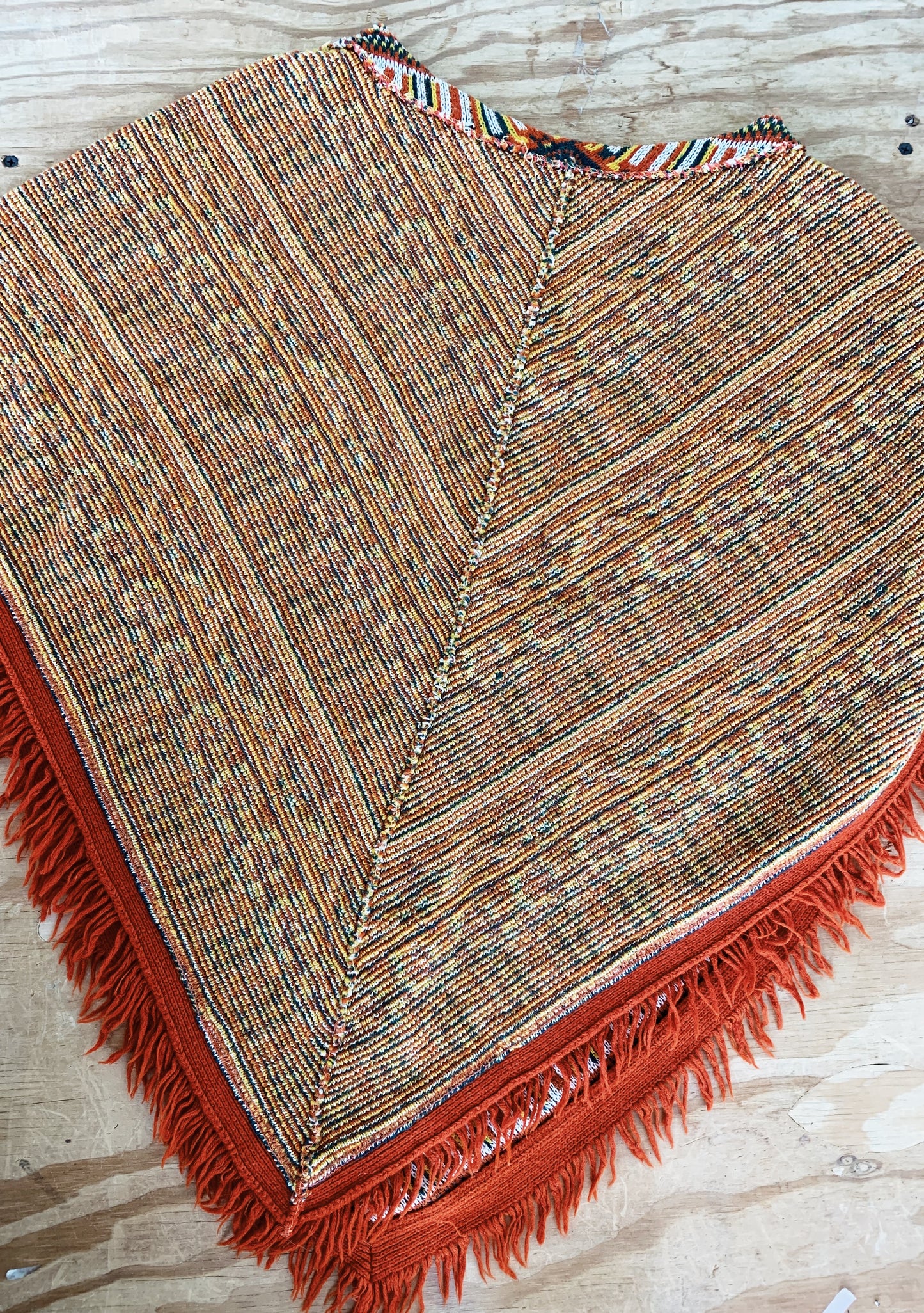 Vintage Knit Poncho