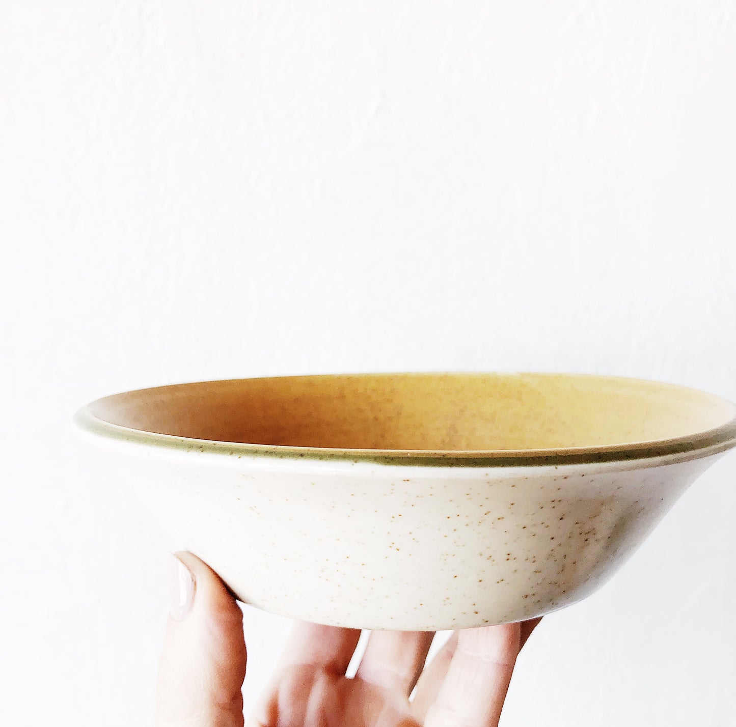 Pair Vintage Japanese Pottery Bowls