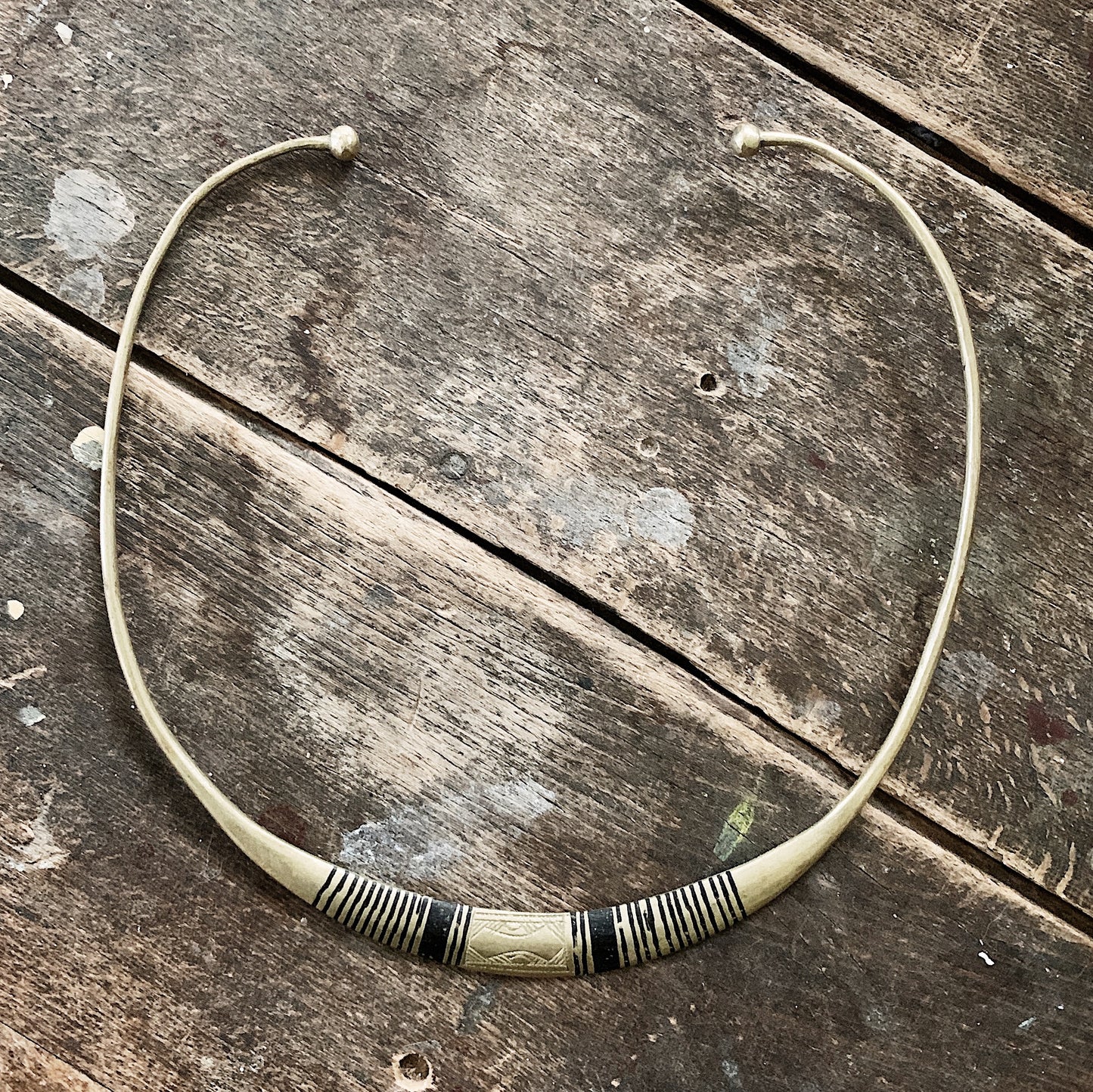 Vintage Brass Choker