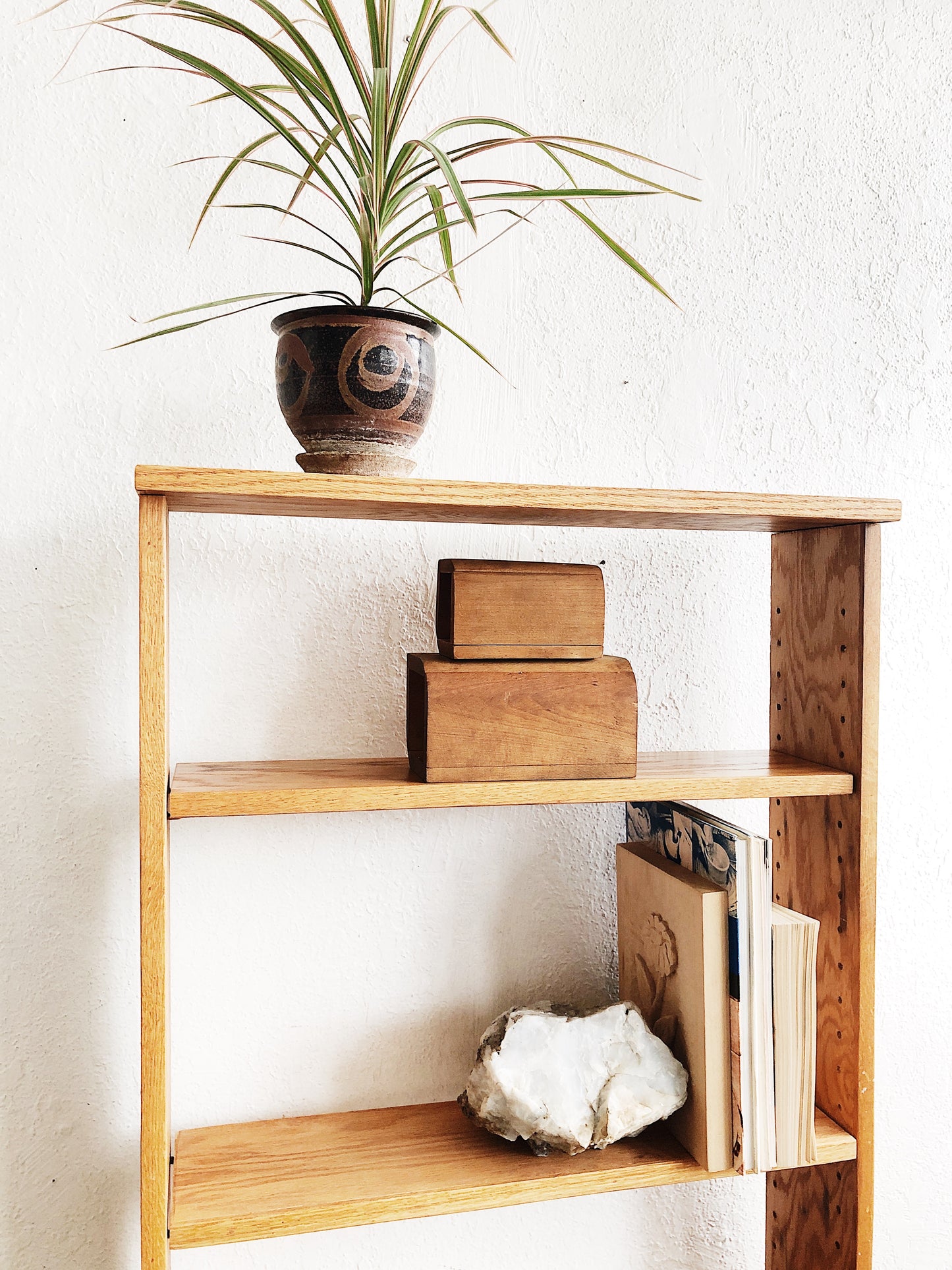 Vintage Oak Simple Shelf