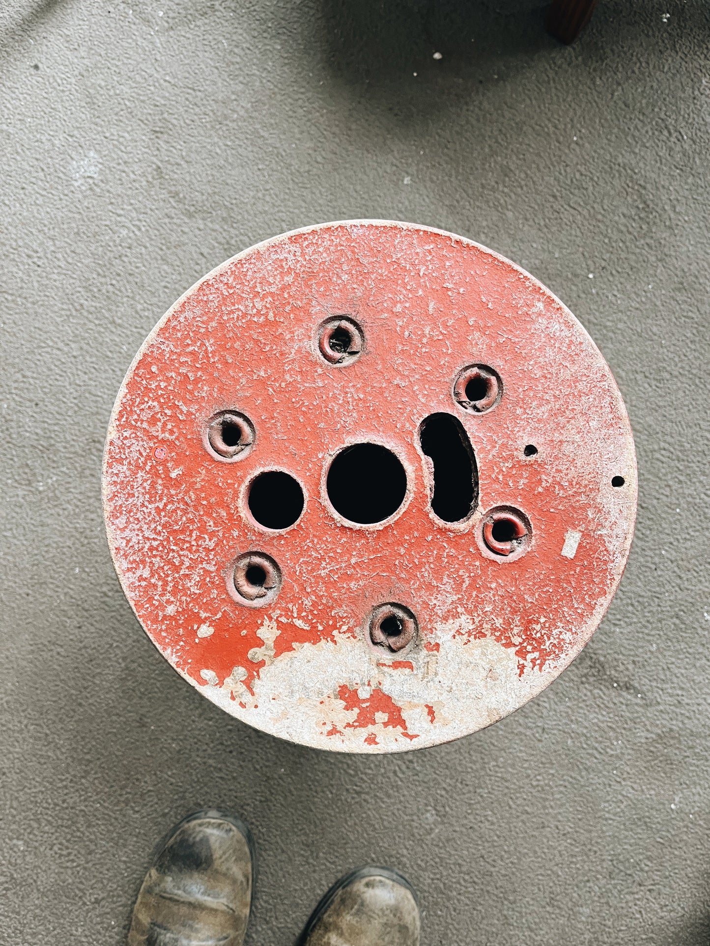 Vintage Industrial Spool Stand