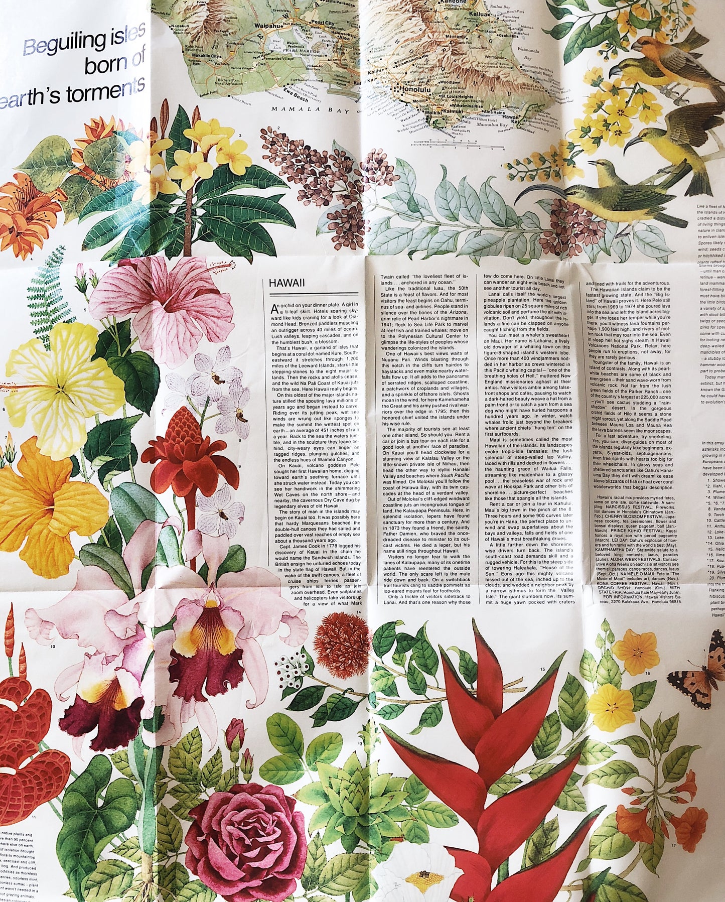 Vintage National Geographic Road Map Set