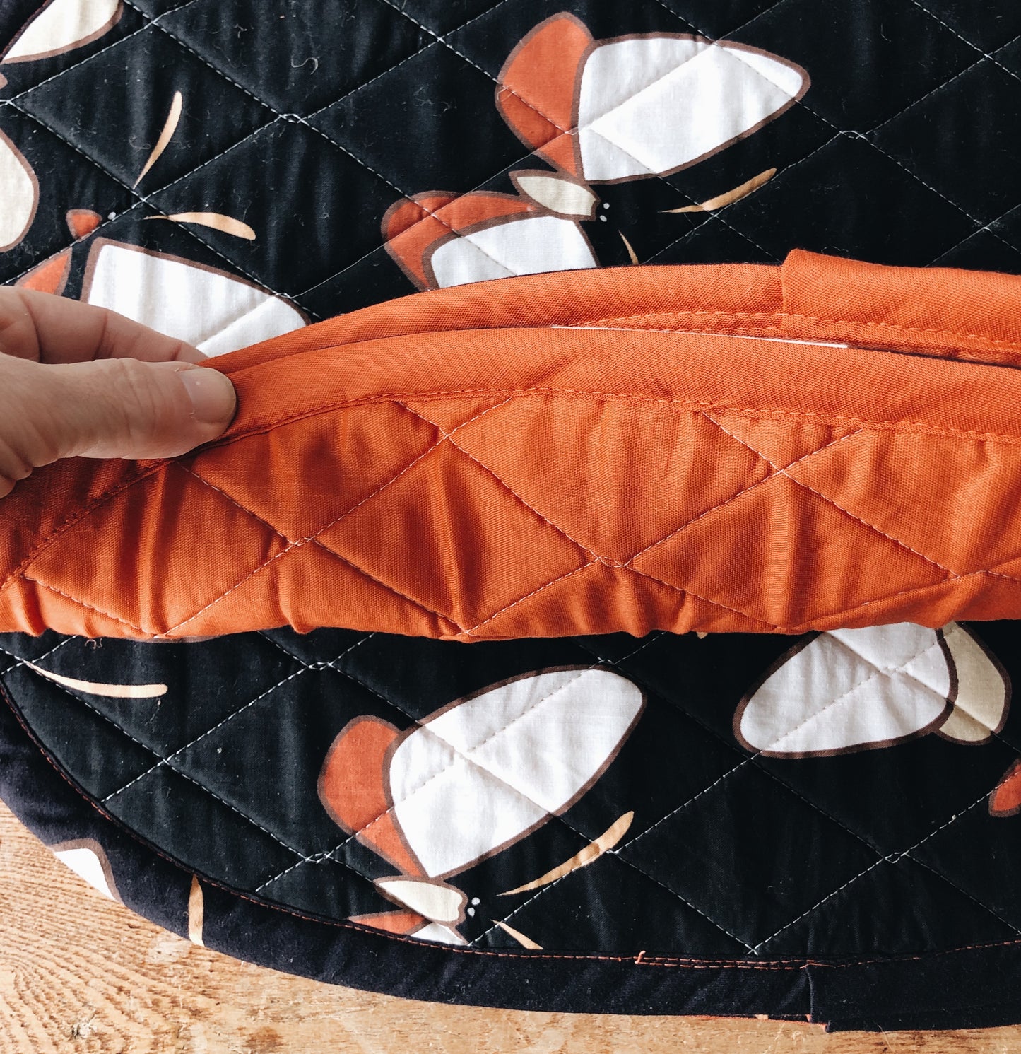 Set Vintage Quilted Placemats