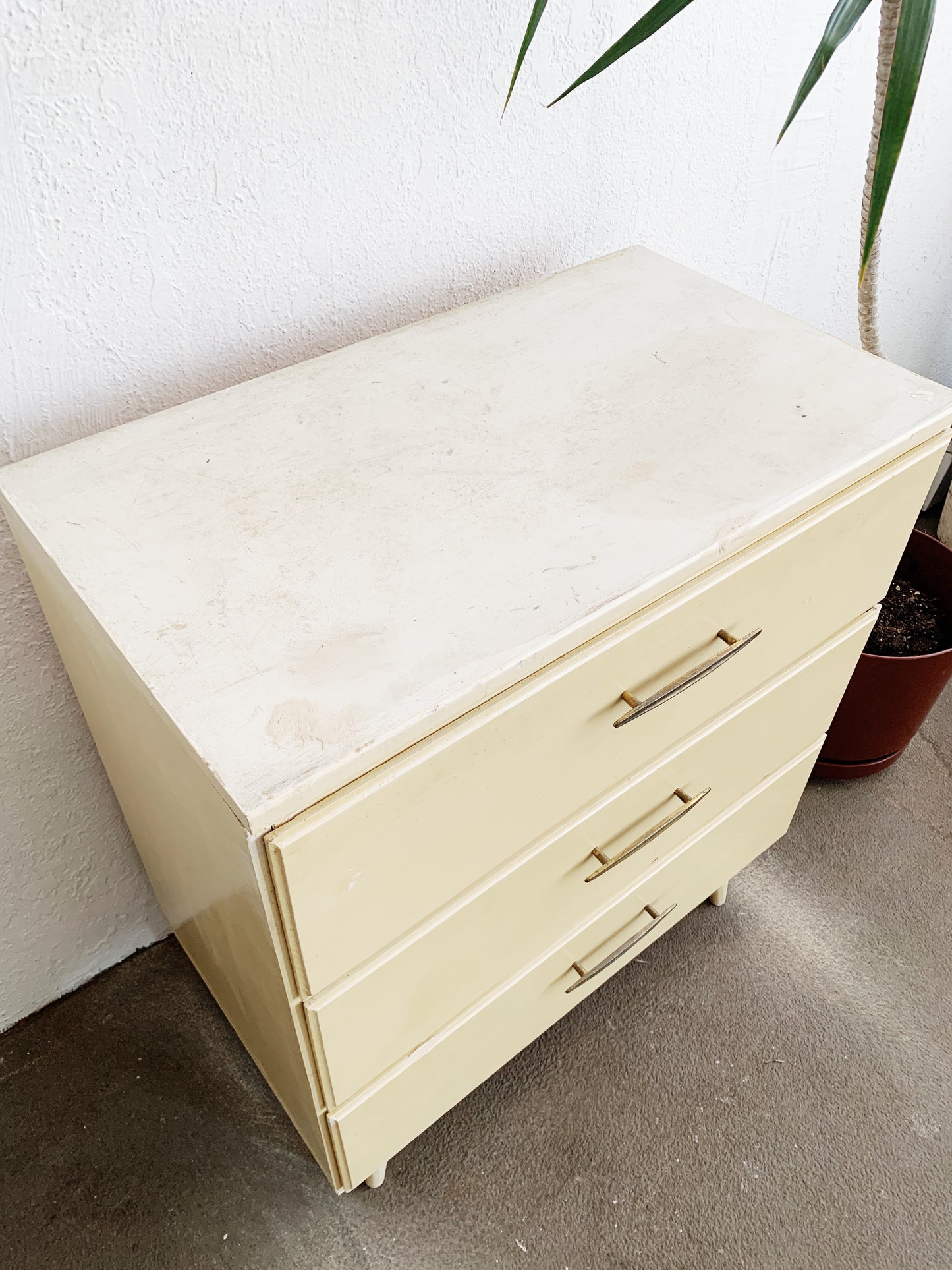 Mid Century Petite Wood Dresser