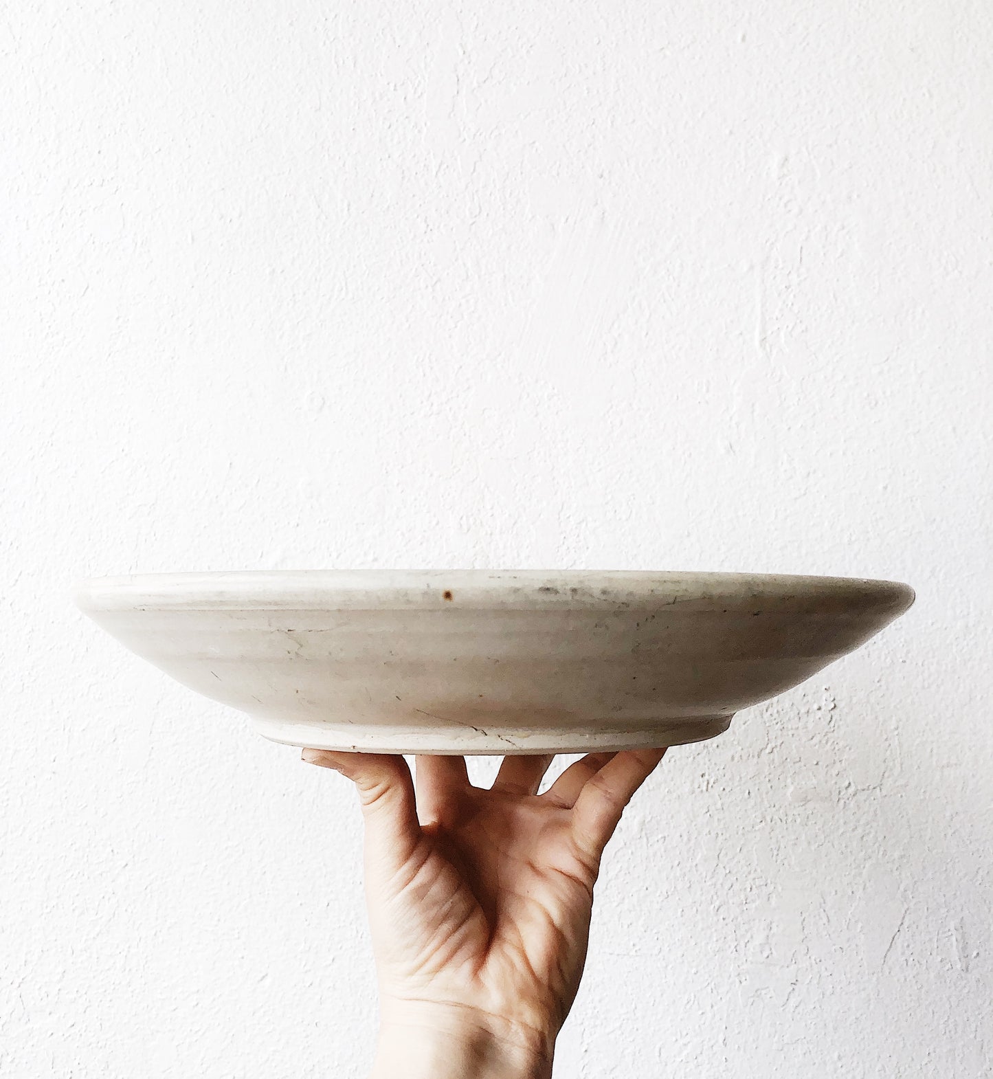 Vintage Sqiggle Stoneware Plate