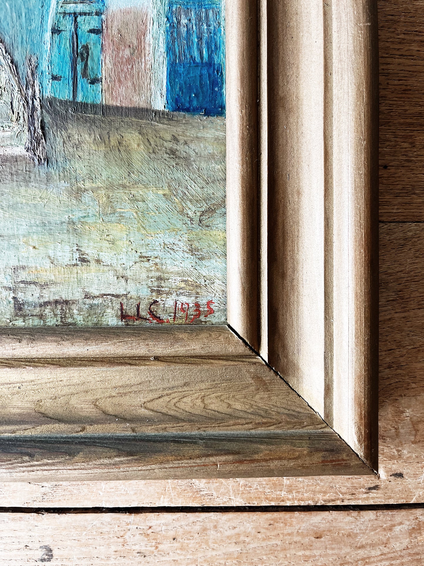 1930s Architectural Painting