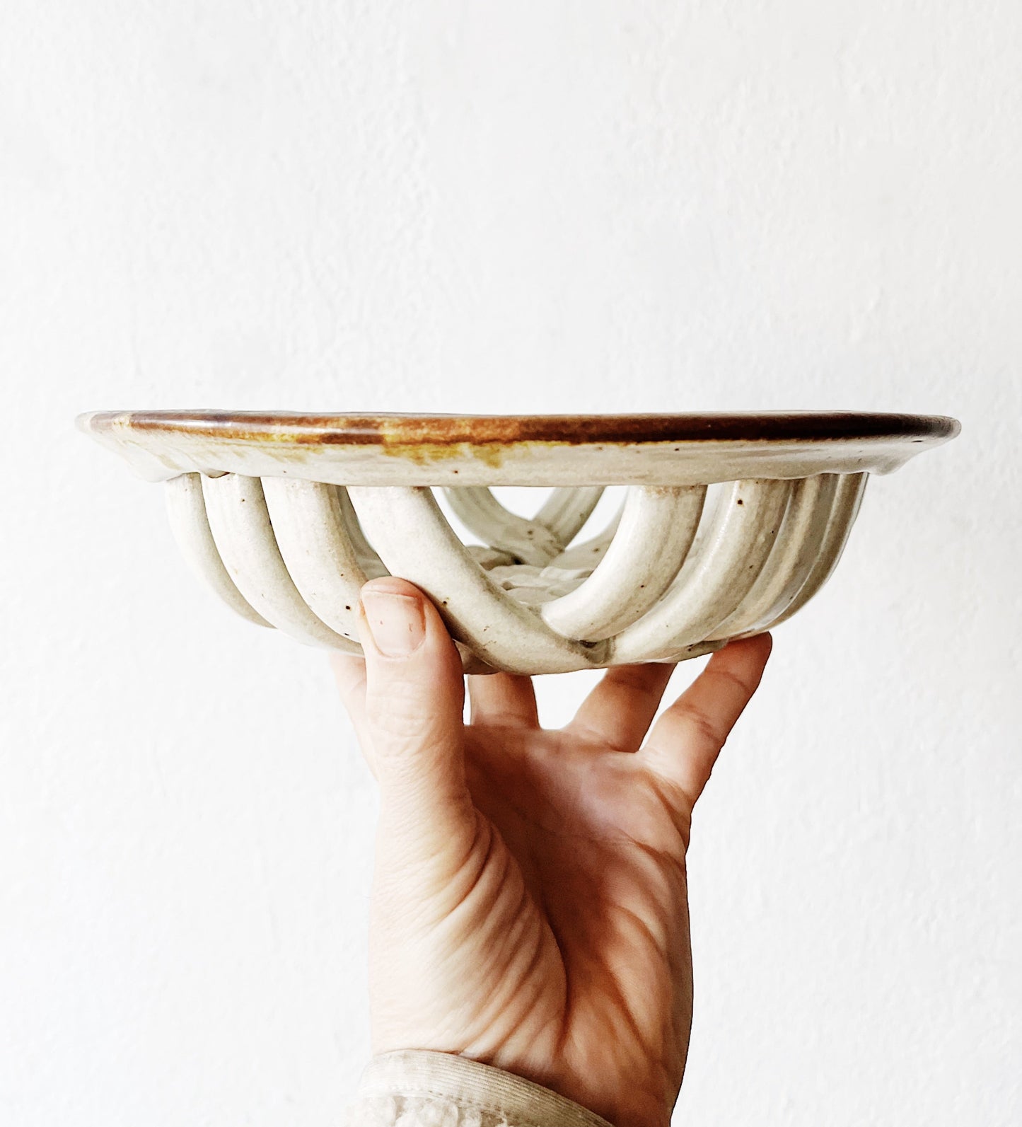 Handmade Ceramic Lattice Dish