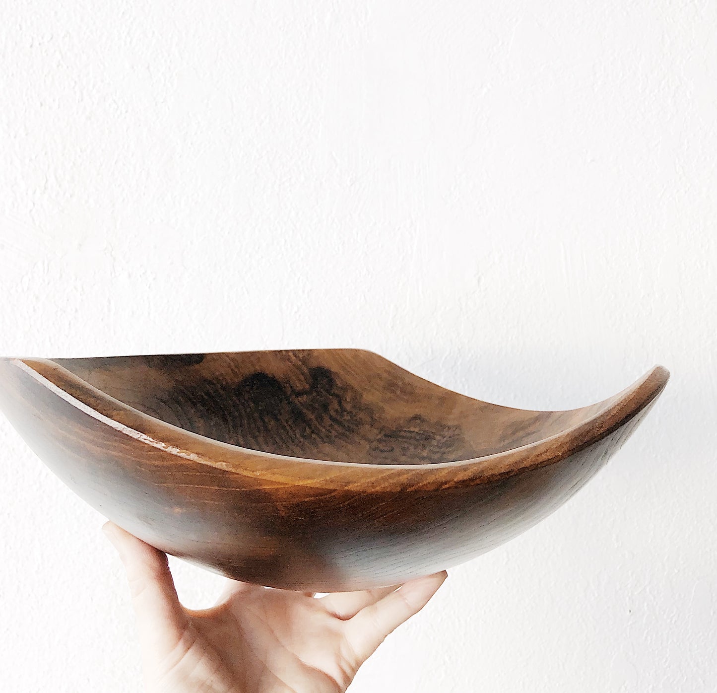 Vintage Asymmetric Salad Bowl and Servers