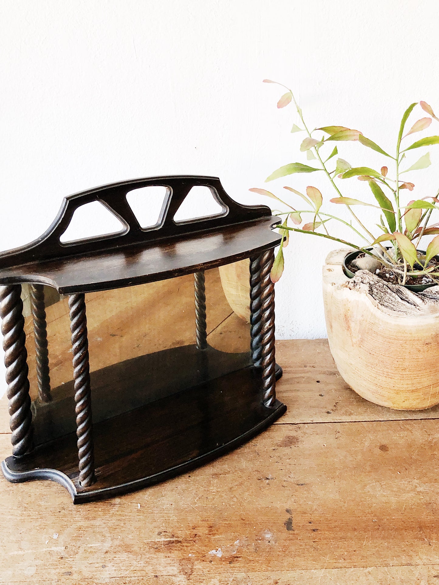 Vintage Mirrored Shelf