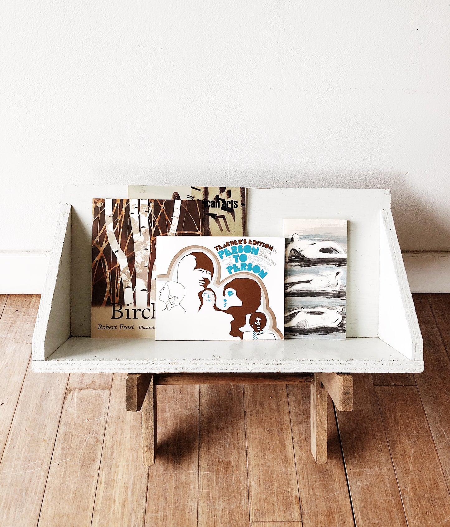 Vintage Table Top Book Shelf