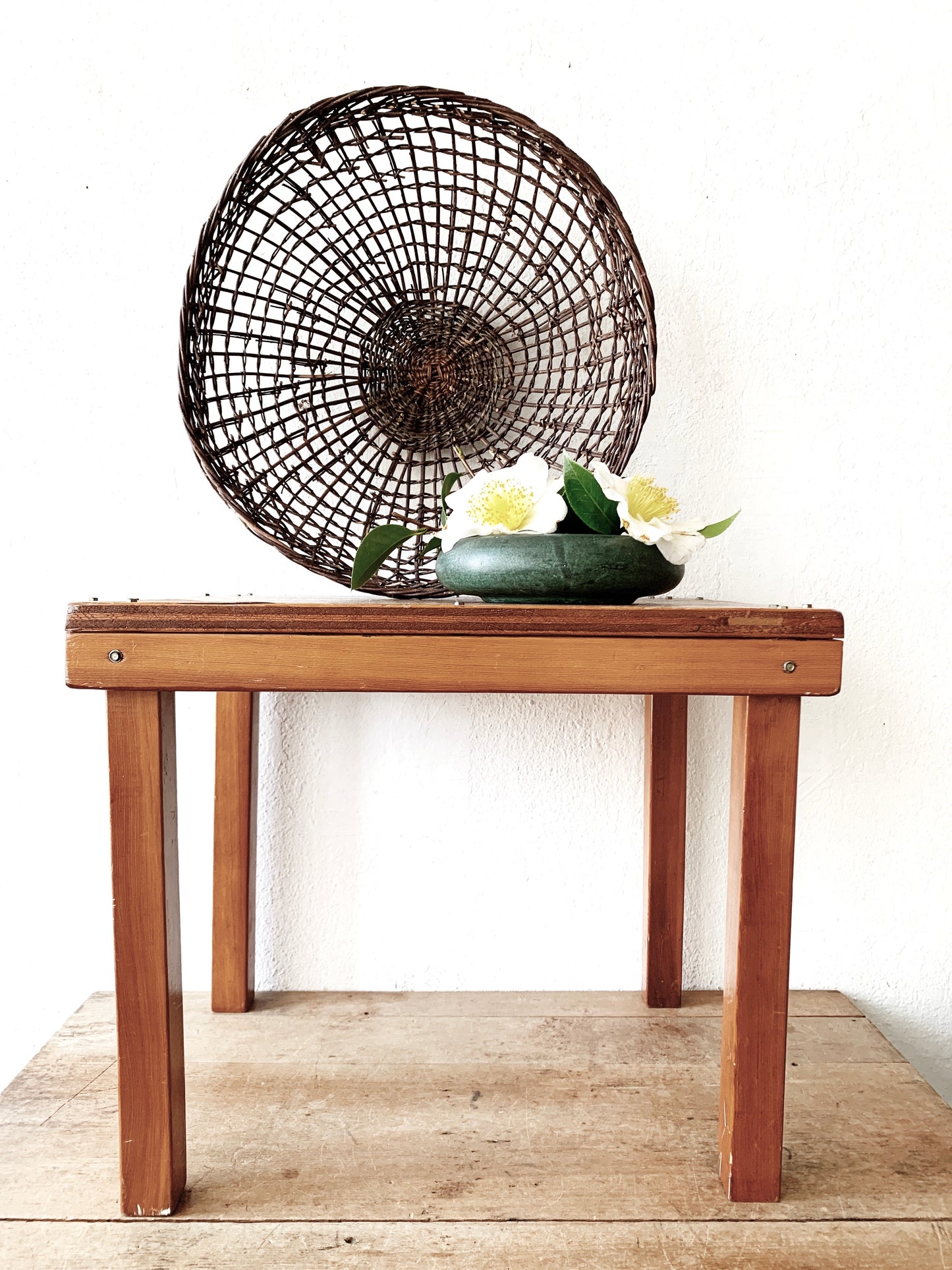 Handmade Sculptural Twig Basket