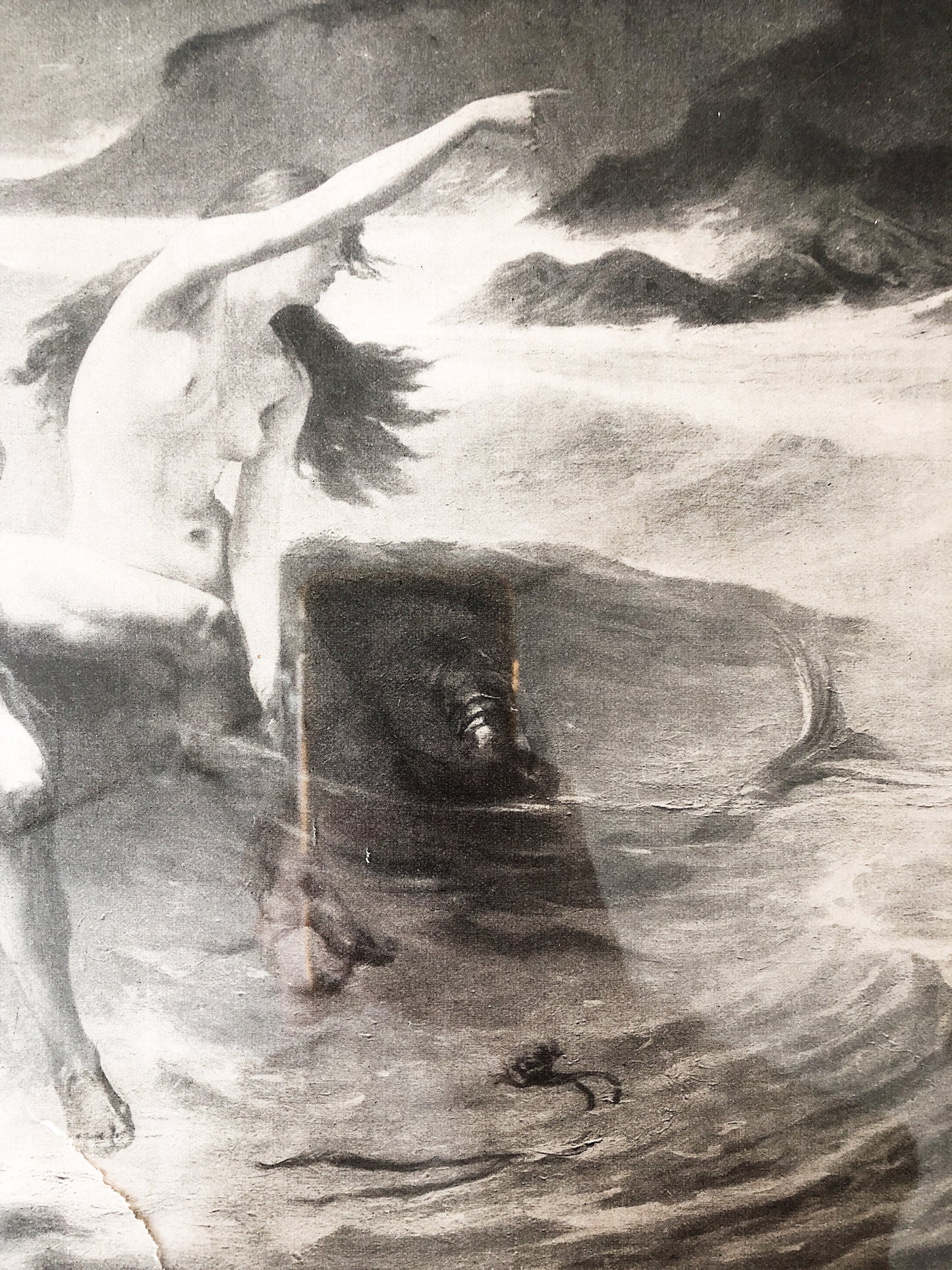 Antique 1907 Greek Mythology Framed Plate