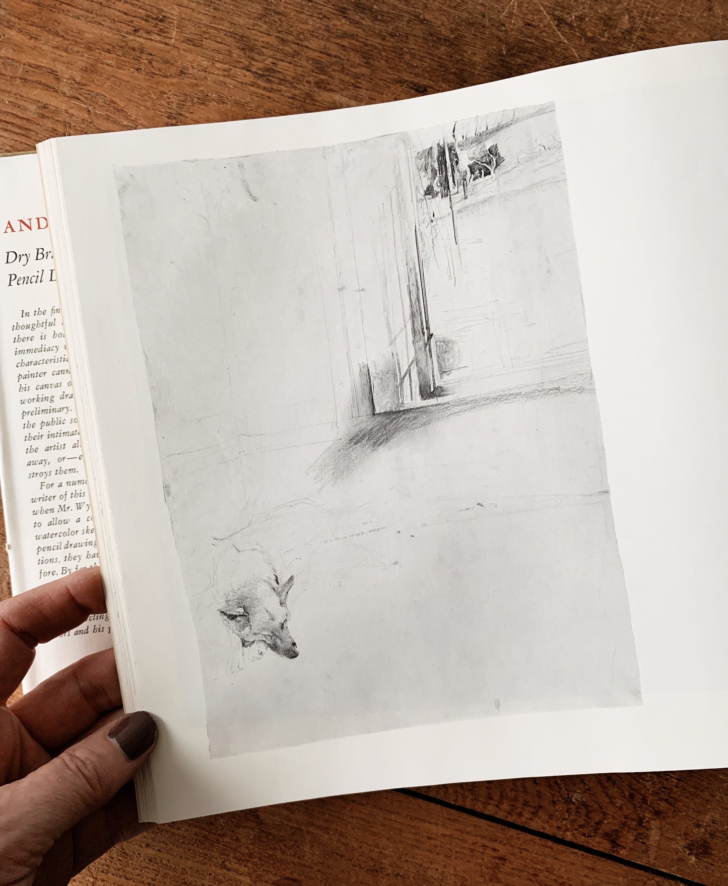 Vintage 1963 Andrew Wyeth Hardcover Art Book