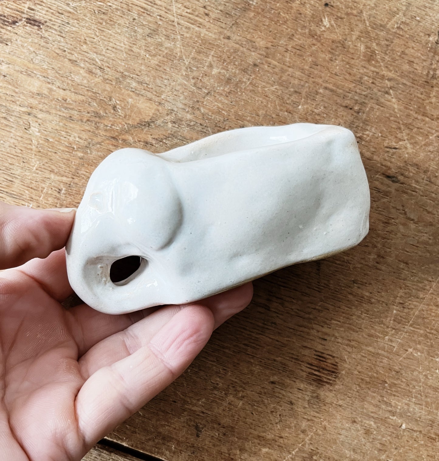 Handmade Clay Elephant Dish