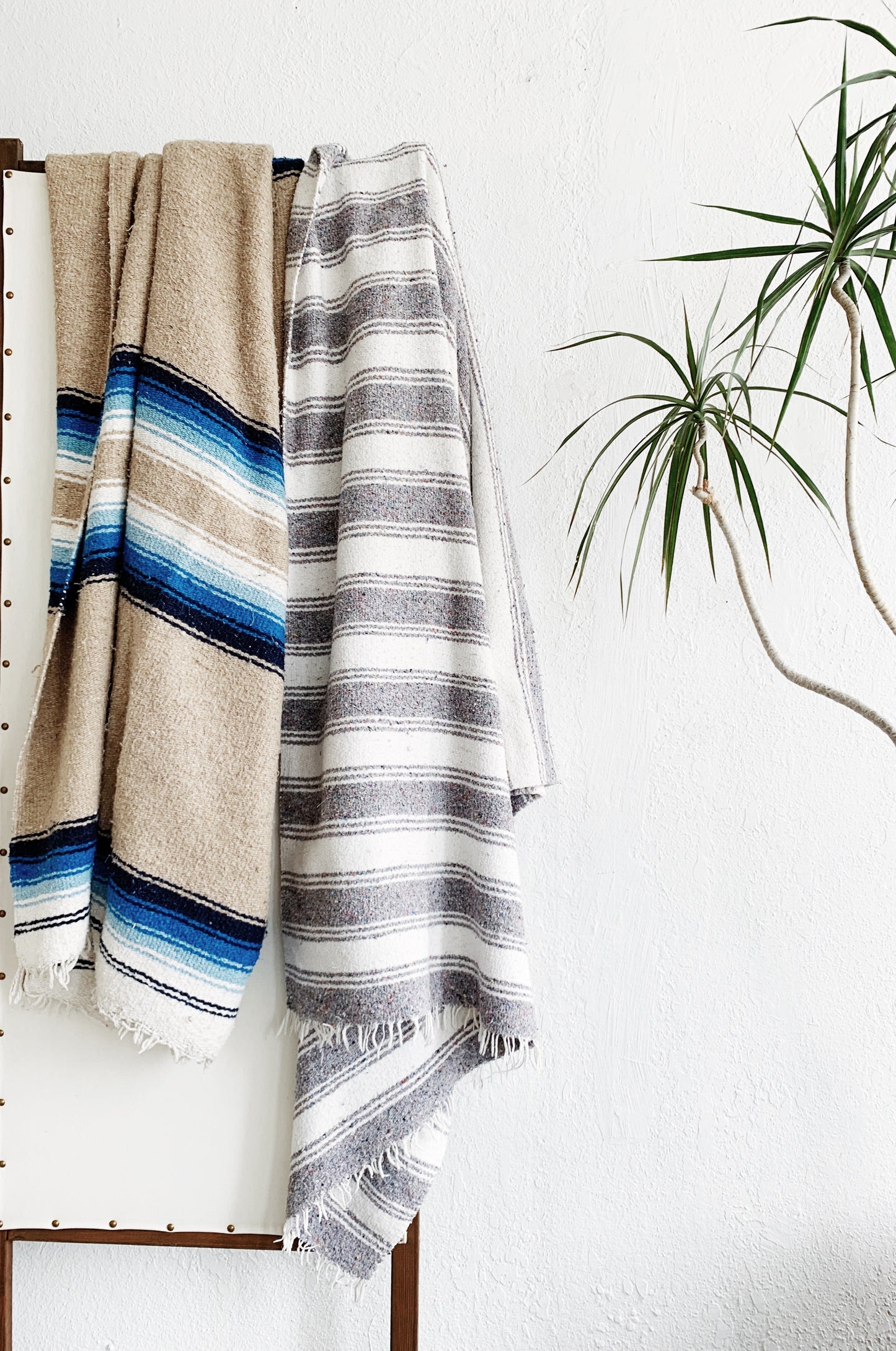 Vintage Striped Beach / Camp Blanket