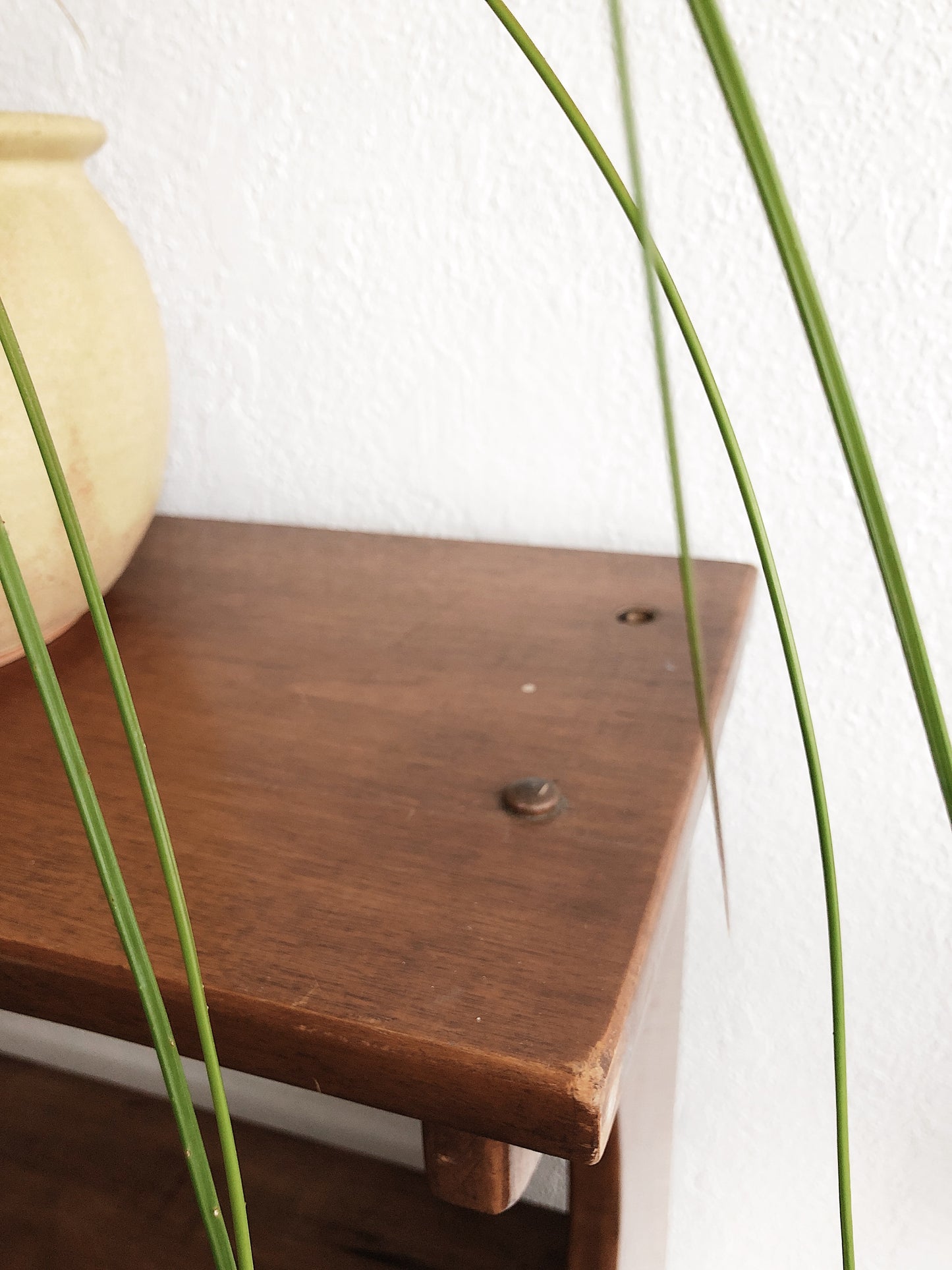 Vintage Maple Keyhole Shelf