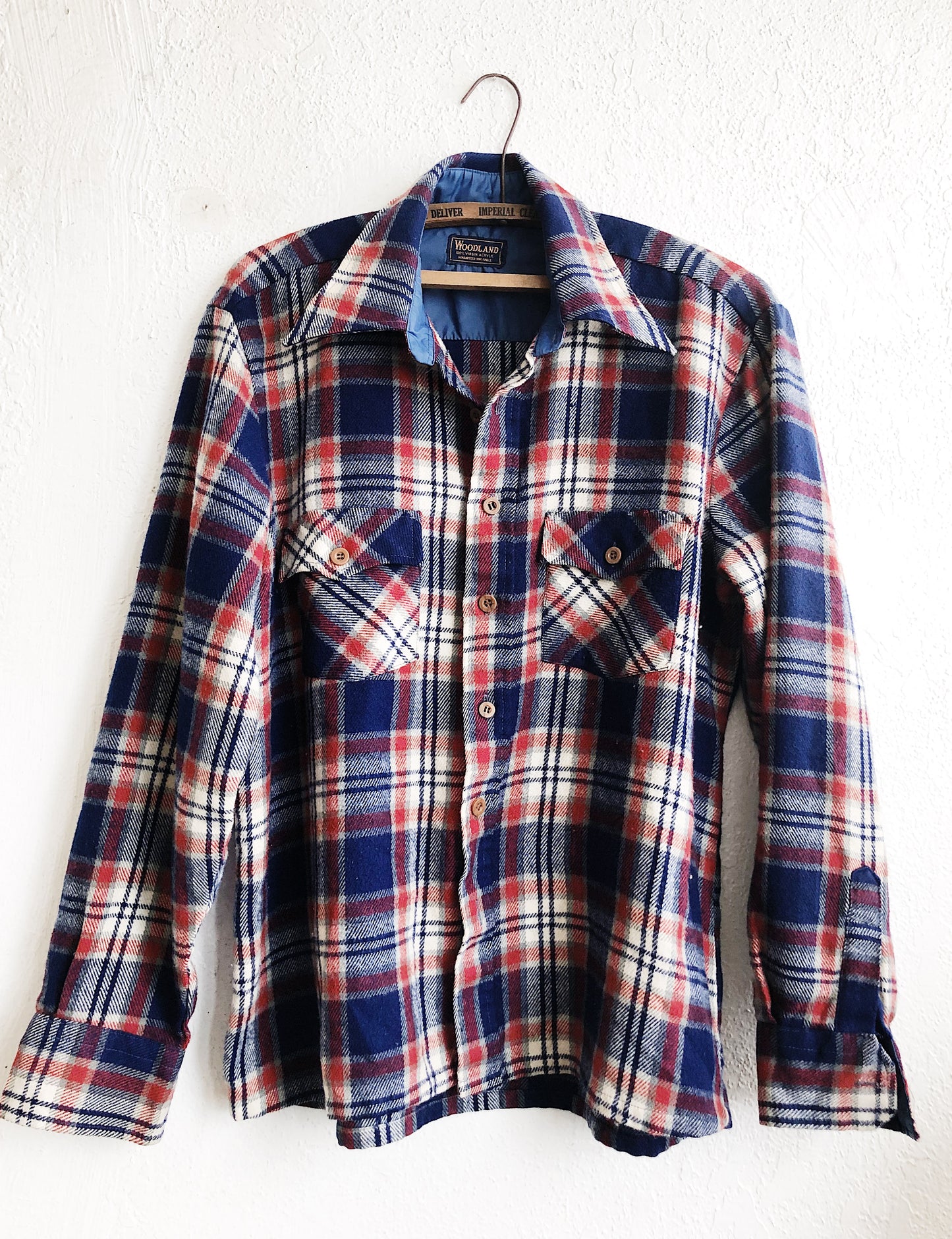 Vintage Button Down Plaid Flannel