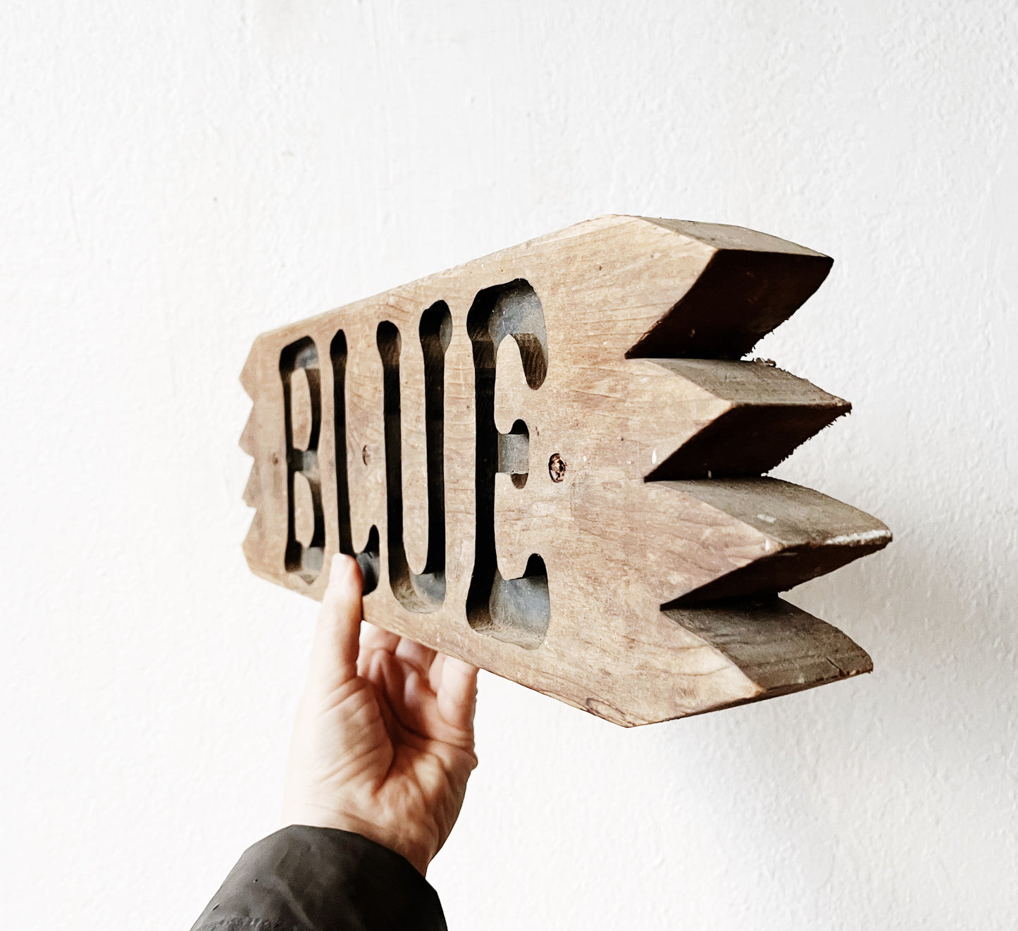 Handmade Carved Sign