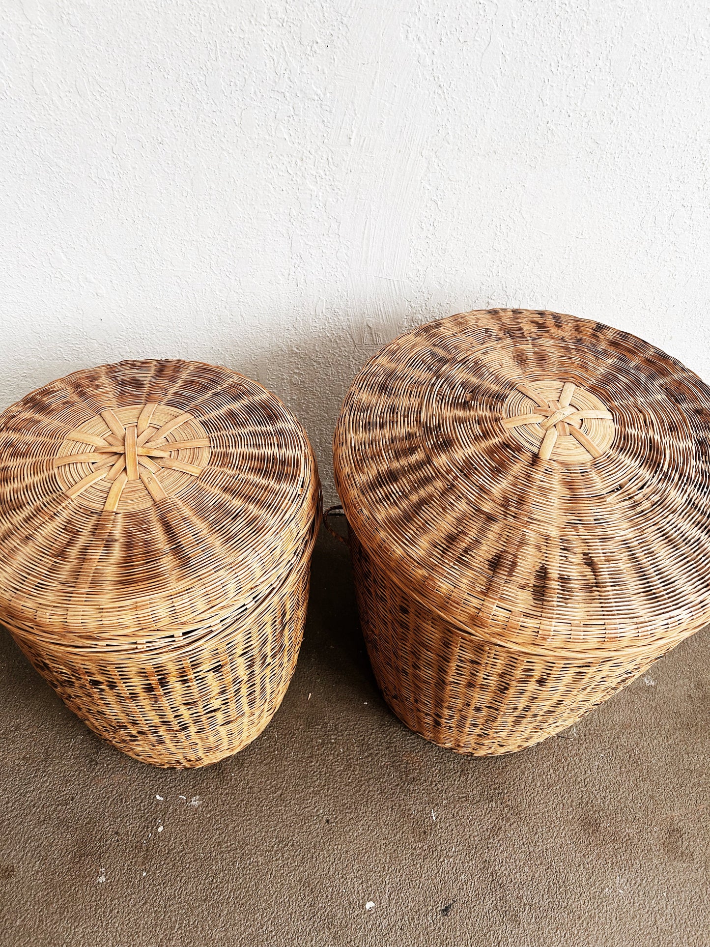 Tall Lidded Basket