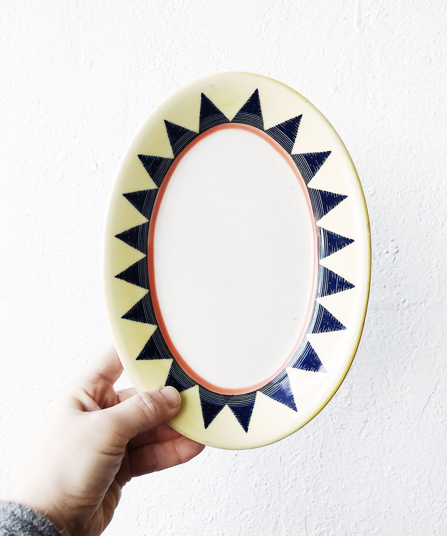 Vintage Stoneware Plate