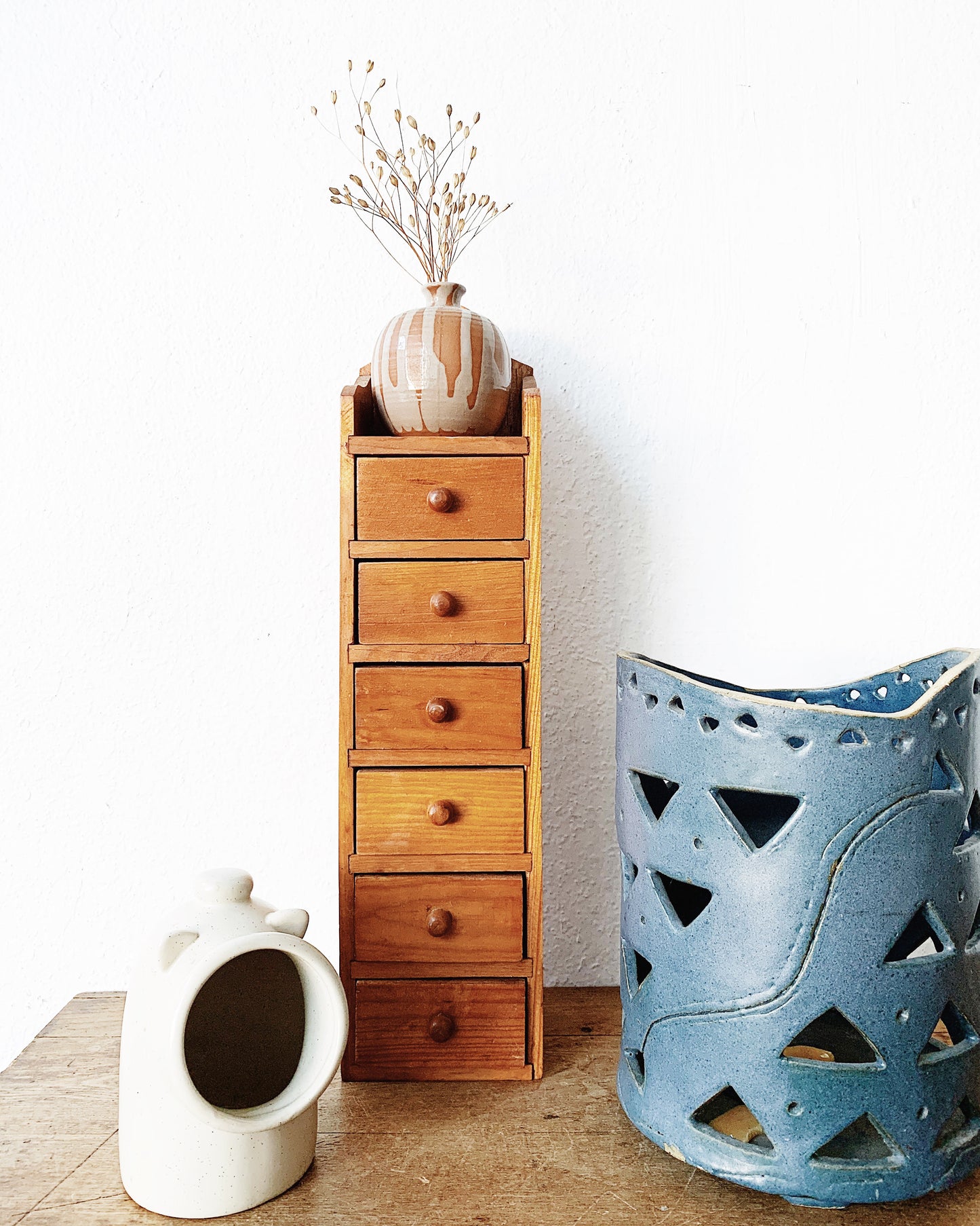 Wide Mouth Ceramic Pig