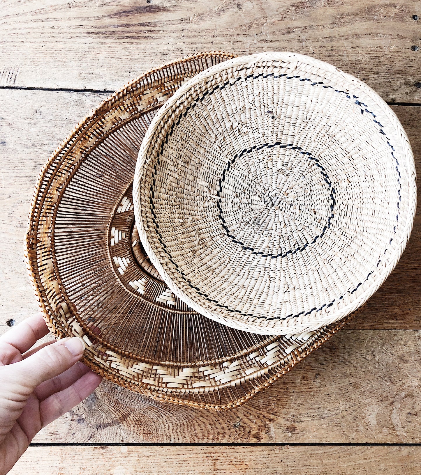 Vintage Openwork Basket