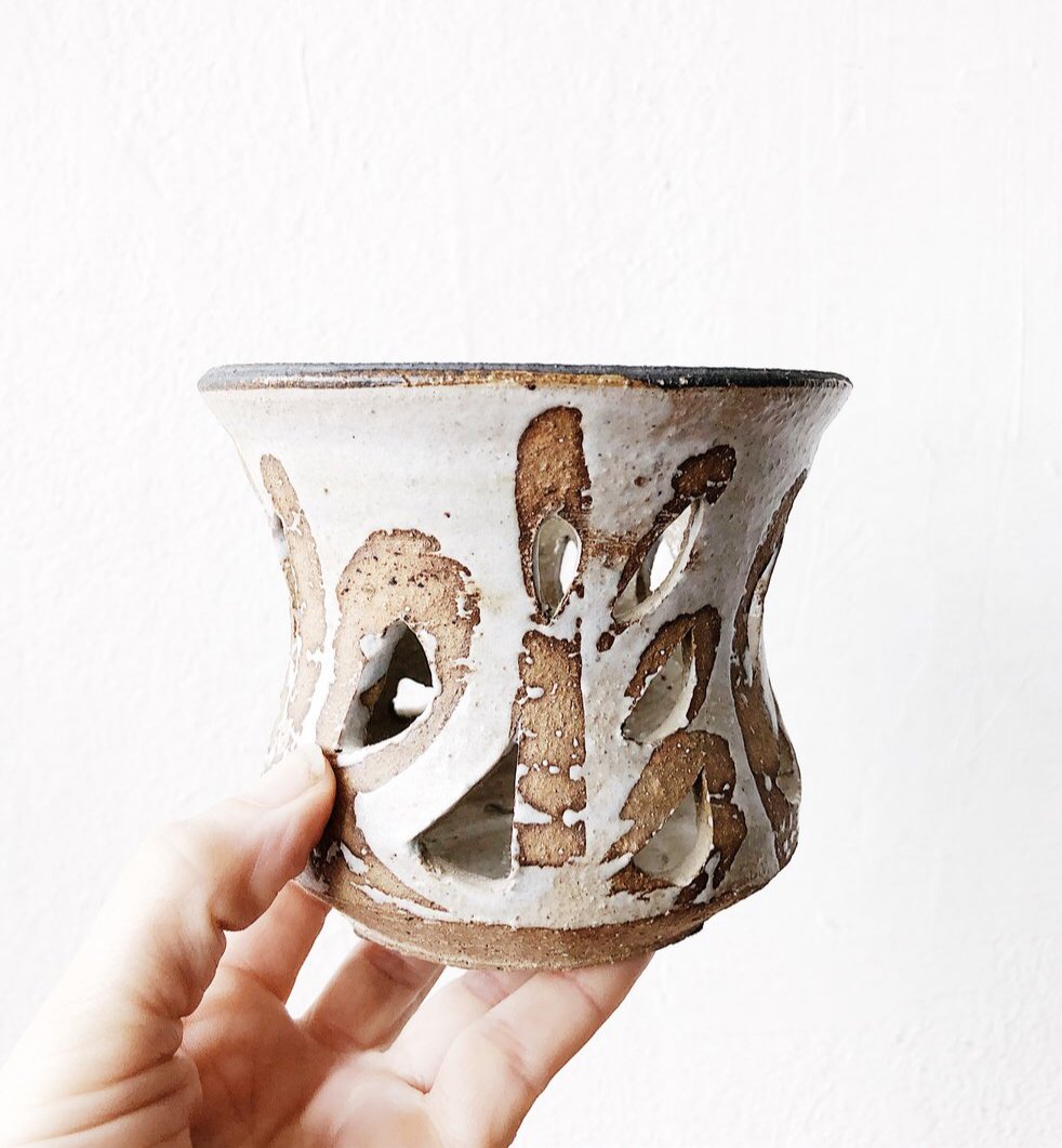 Vintage Ceramic Luminary