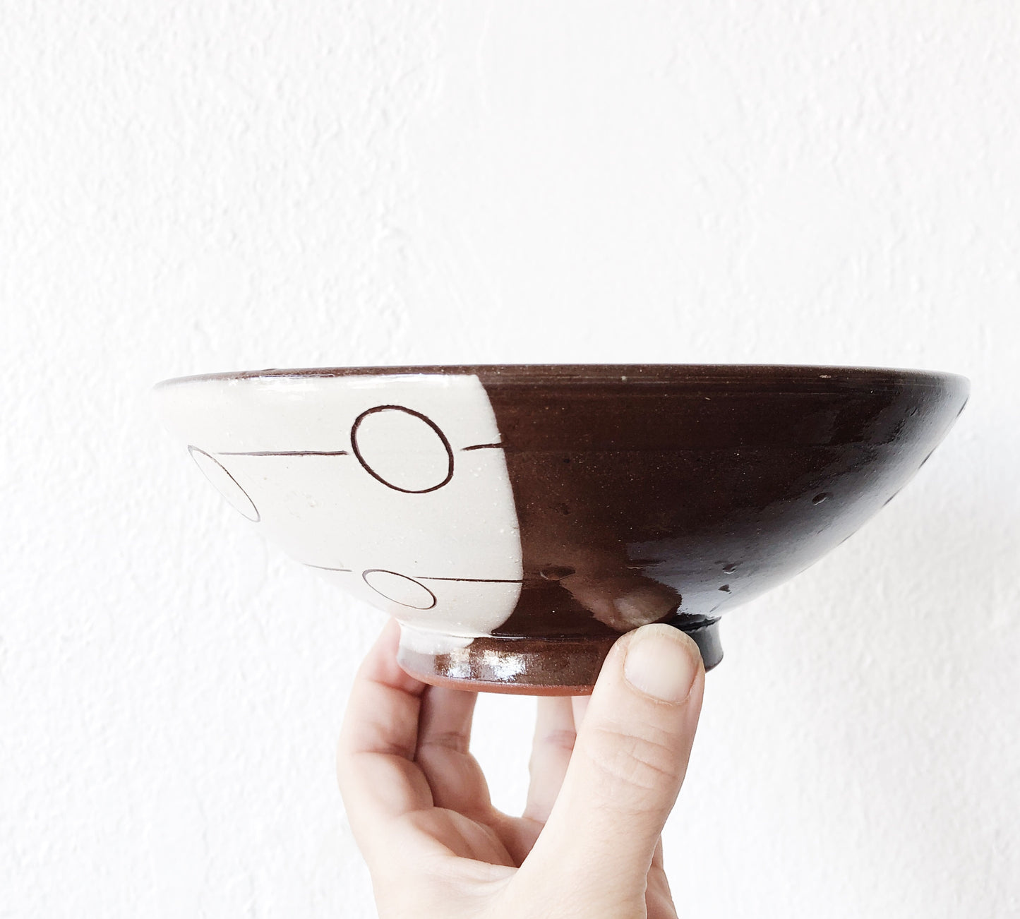 Pair of Vintage Handmade Bowls