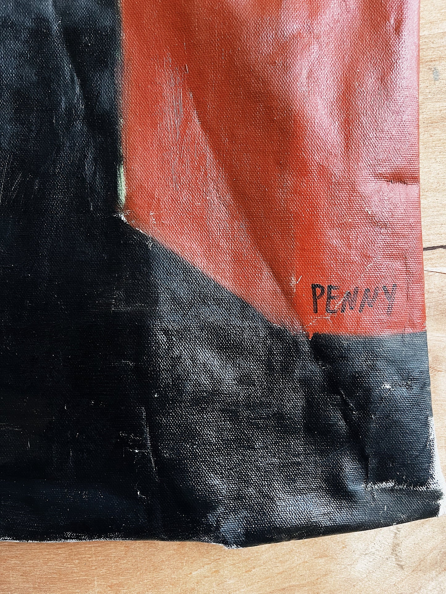 Original Mural Painting on Linen