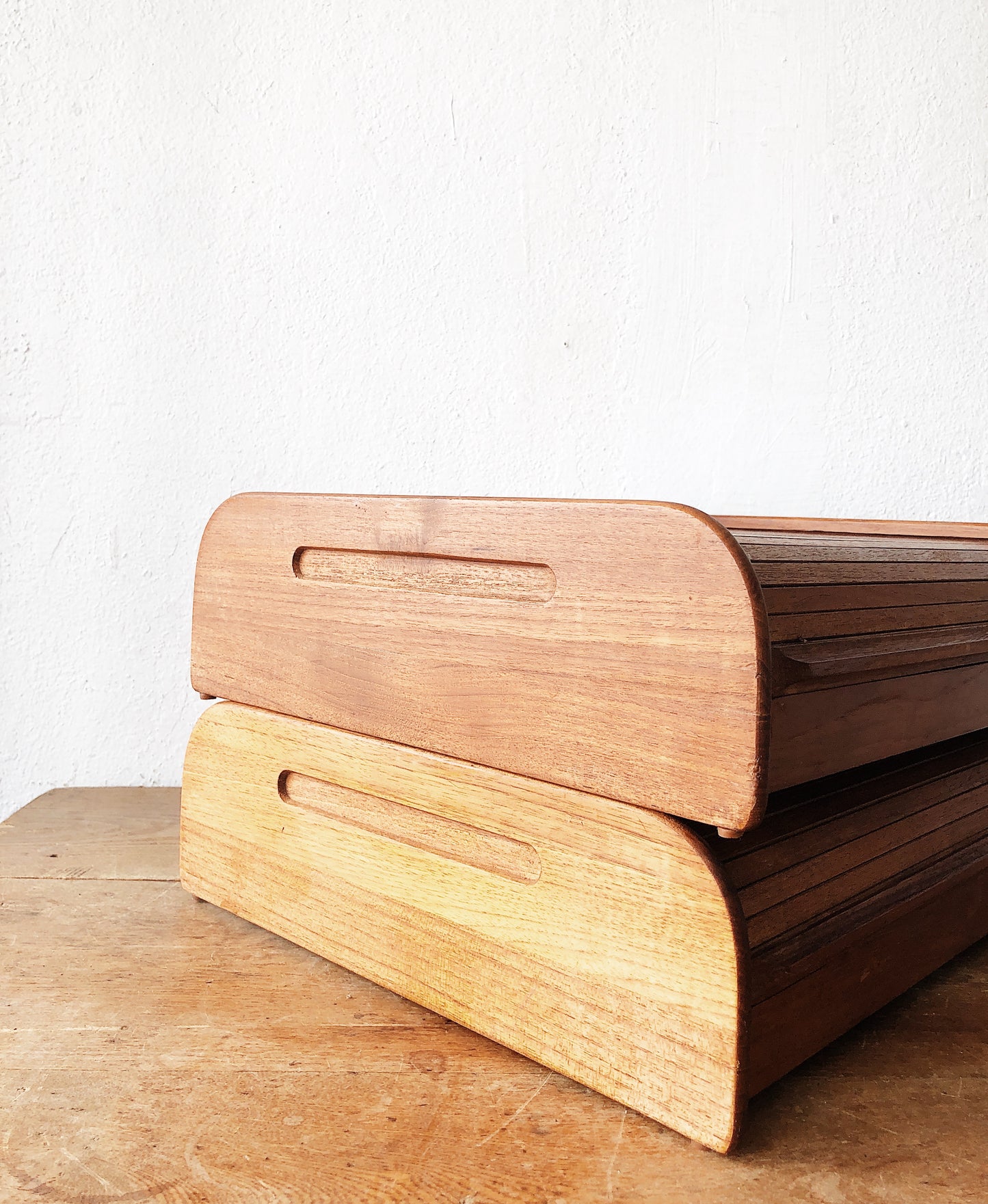 Vintage Teak Flat Storage