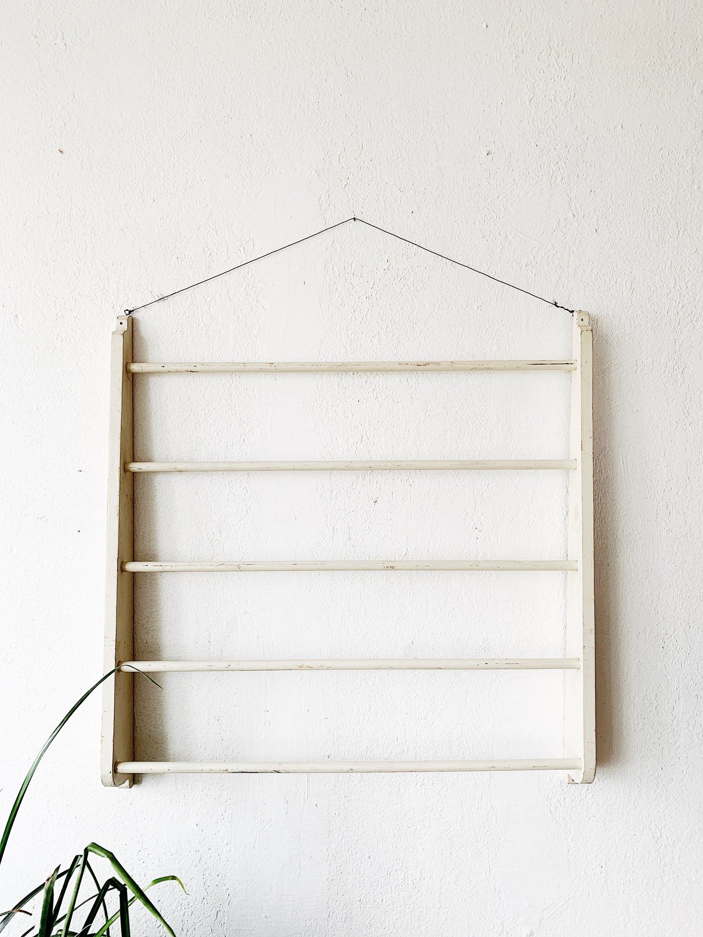 Vintage Wood Dowel Rack