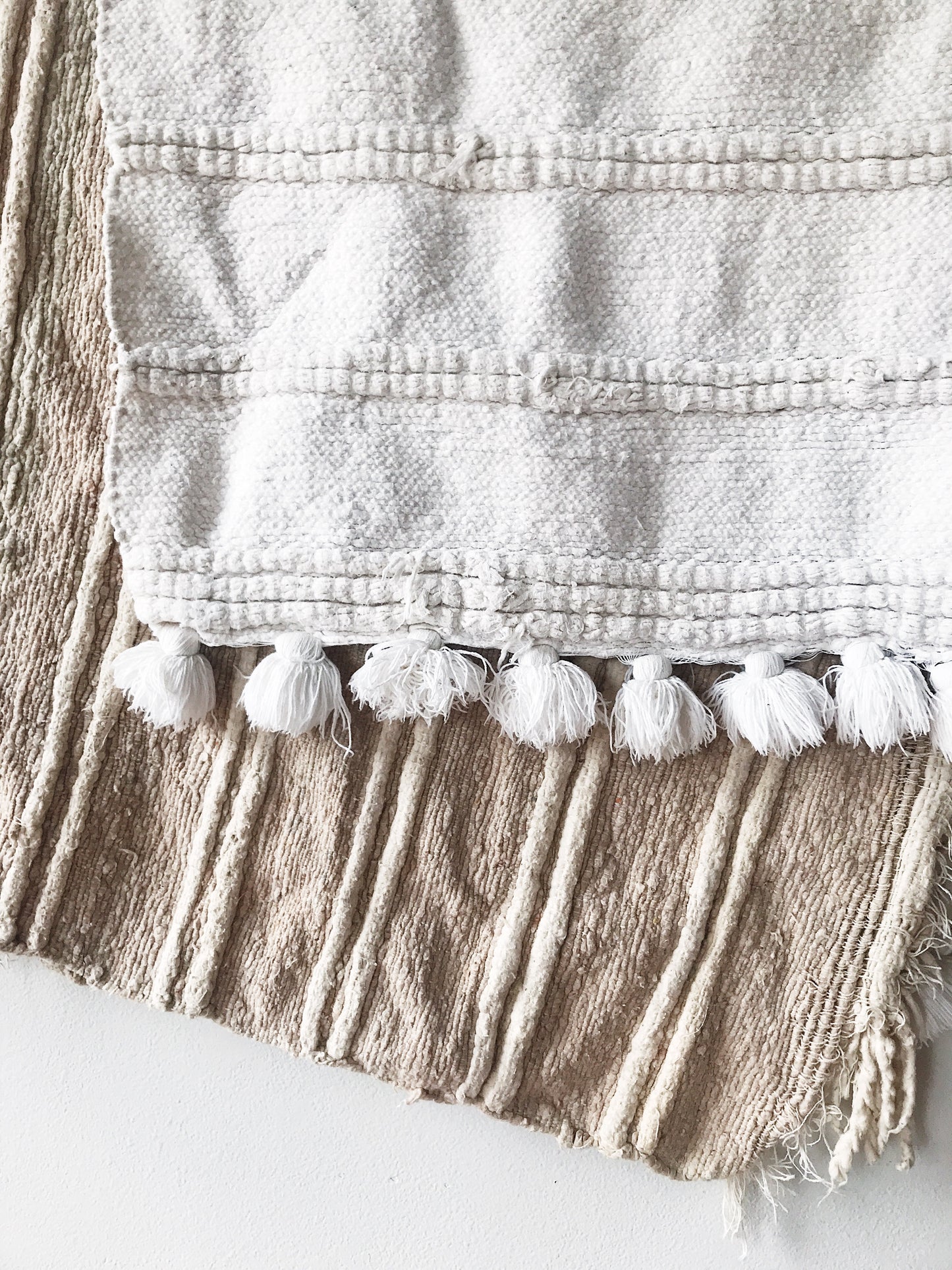 Vintage Indian Cotton Rag Rug