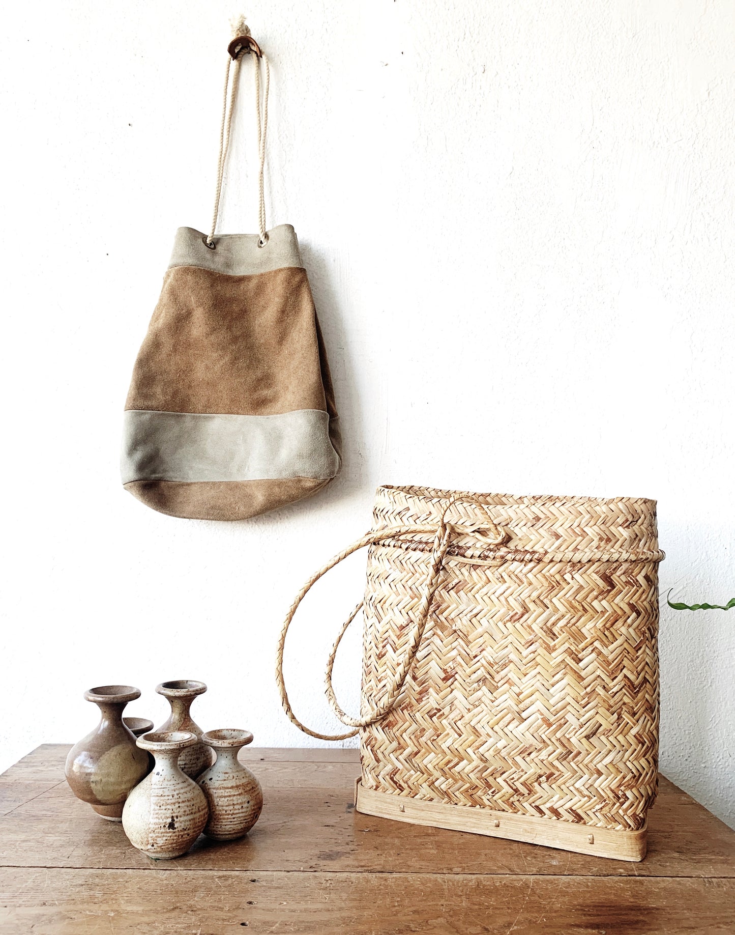 Vintage Basket Backpack