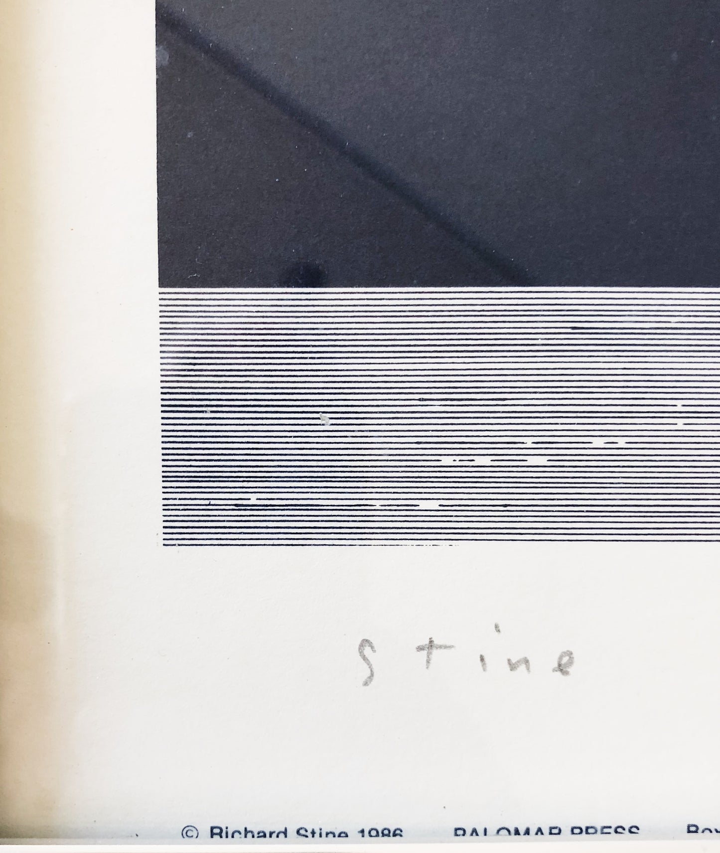 Original Vintage Richard Stine Print