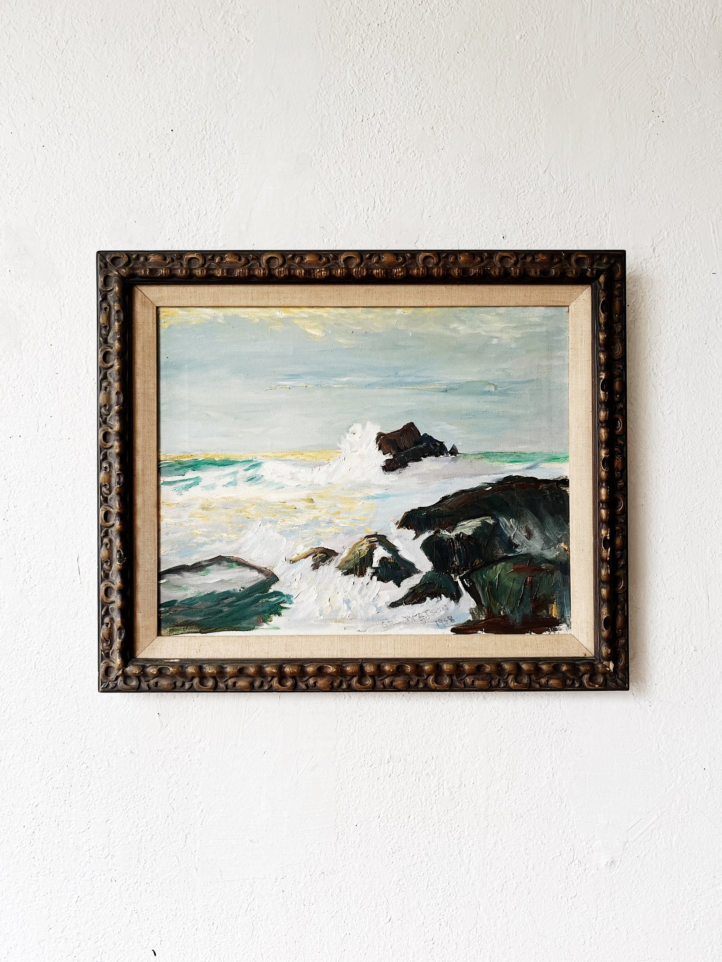 Vintage Seascape Painting