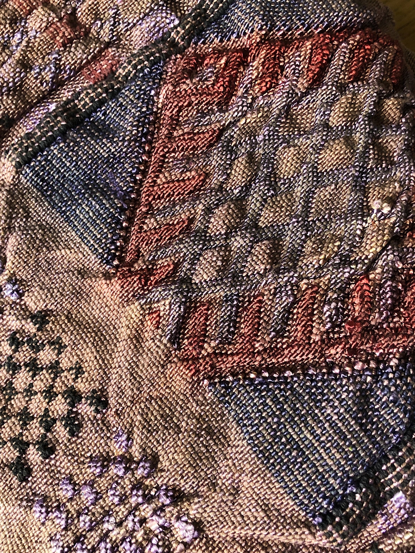 Vintage Woven Tapestry Coverlet