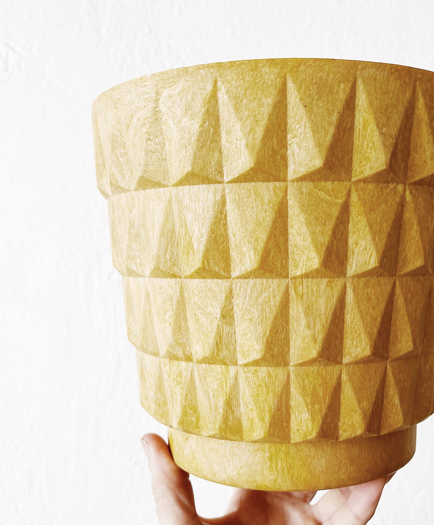 Mid Century Brutalist Fesco Planter