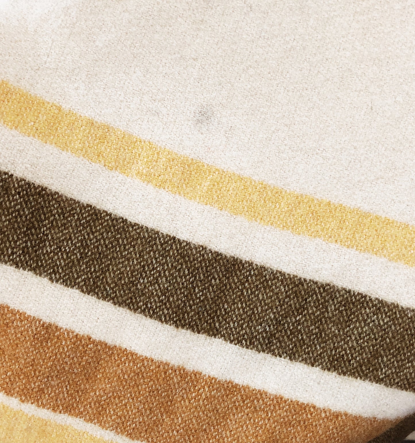 Vintage Striped Wool Blanket