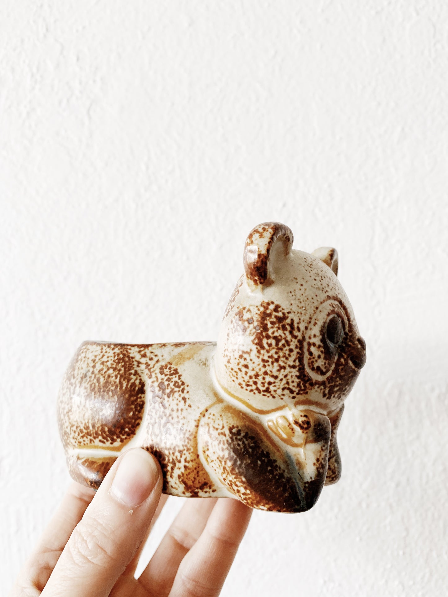 Vintage Japanese Pottery Votive Holder