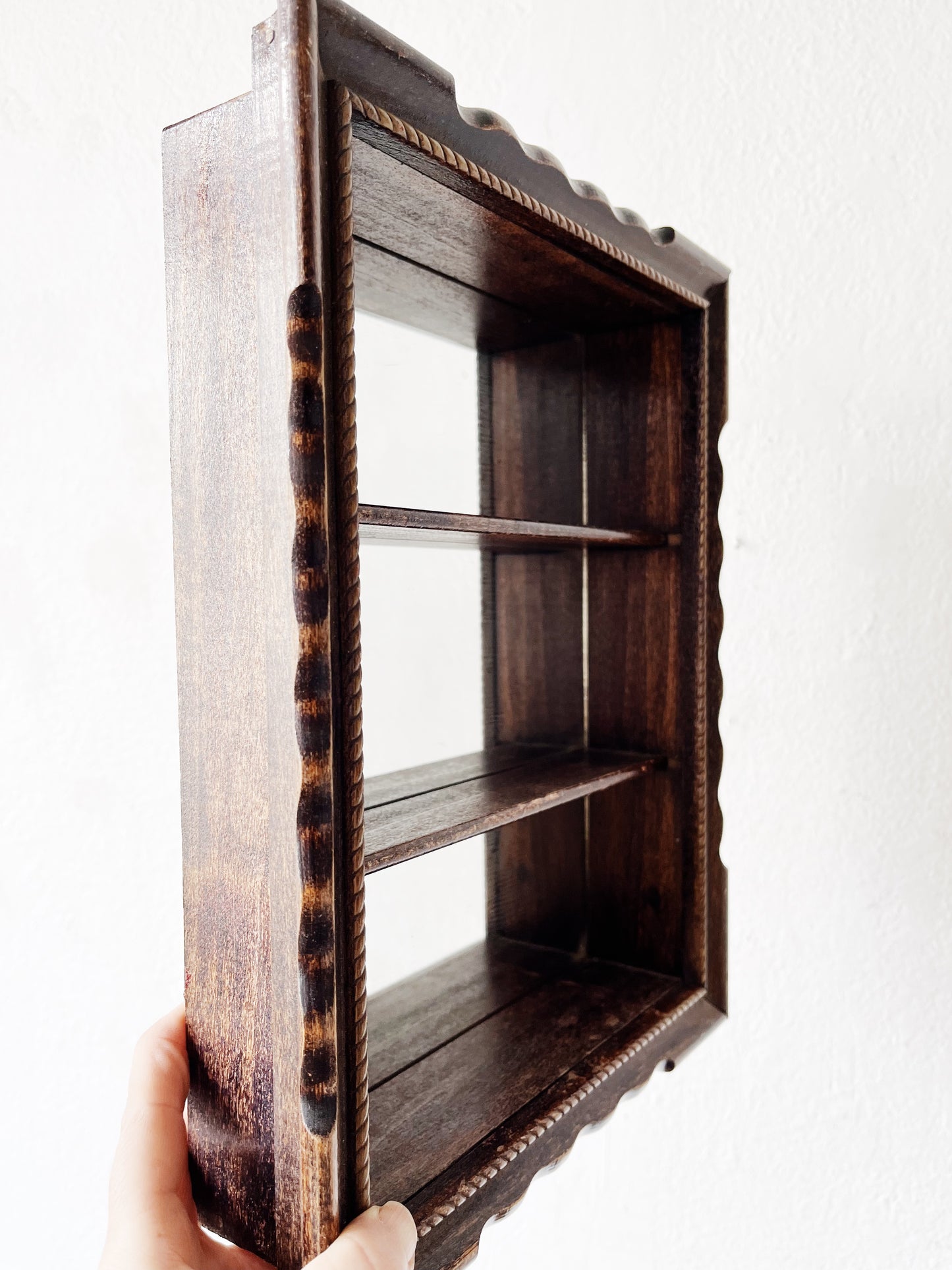 Vintage Mirrored Shelf