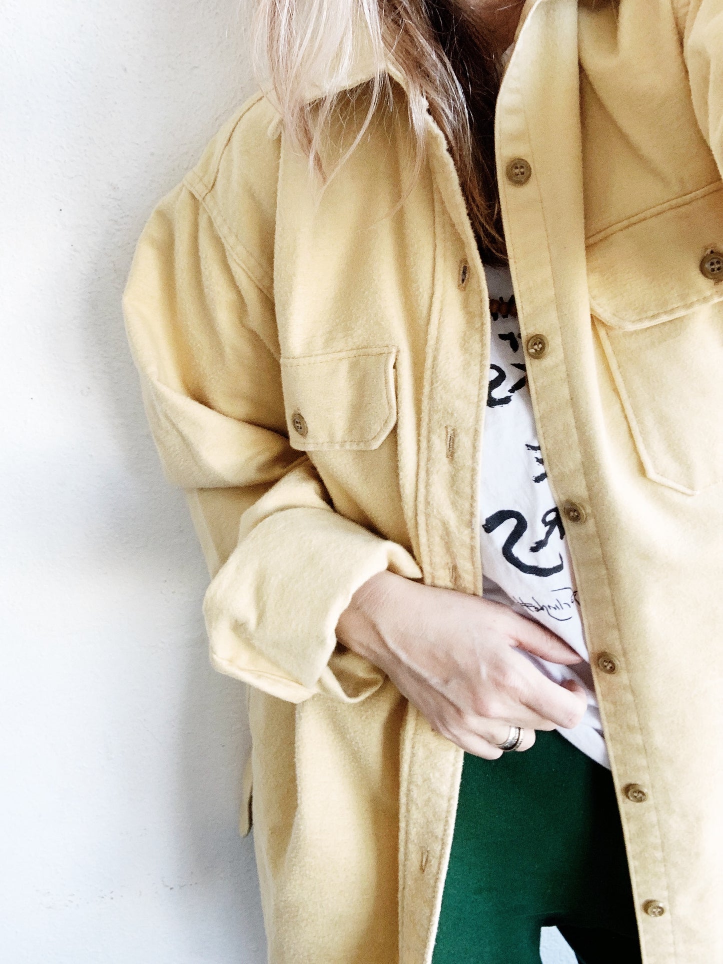 Vintage Woolrich Cotton Chamois Button Up