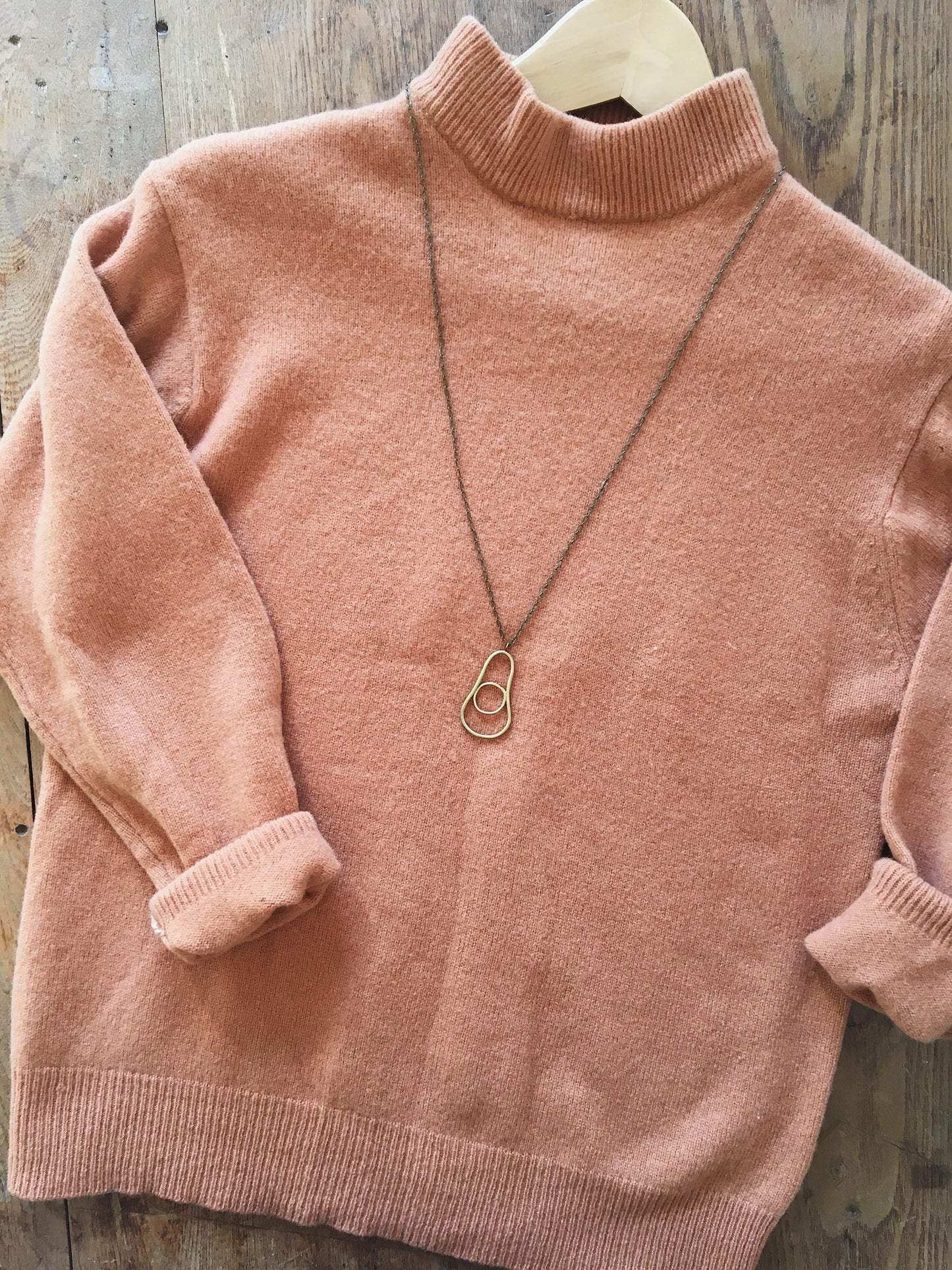 Vintage Apricot Wool Sweater